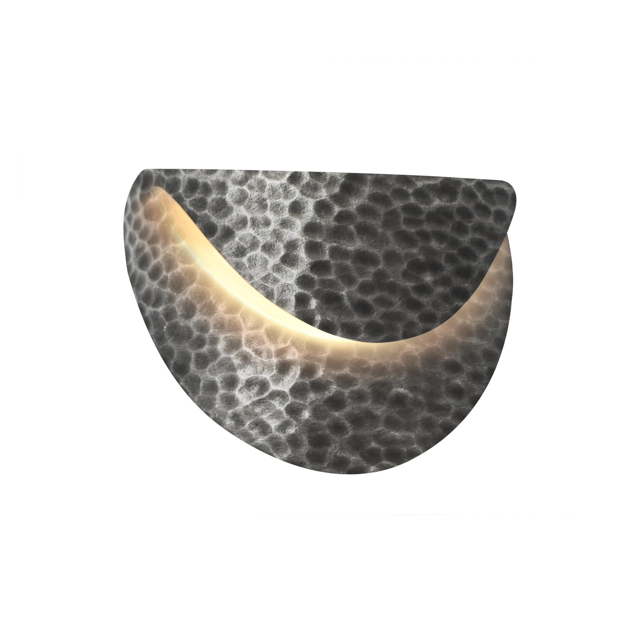Shown in Hammered Pewter finish and Hammered Pewter shade