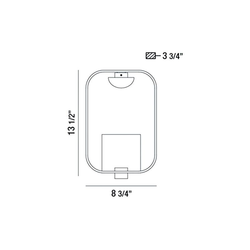 Dagmar Medium Wall Sconce by Eurofase Lighting