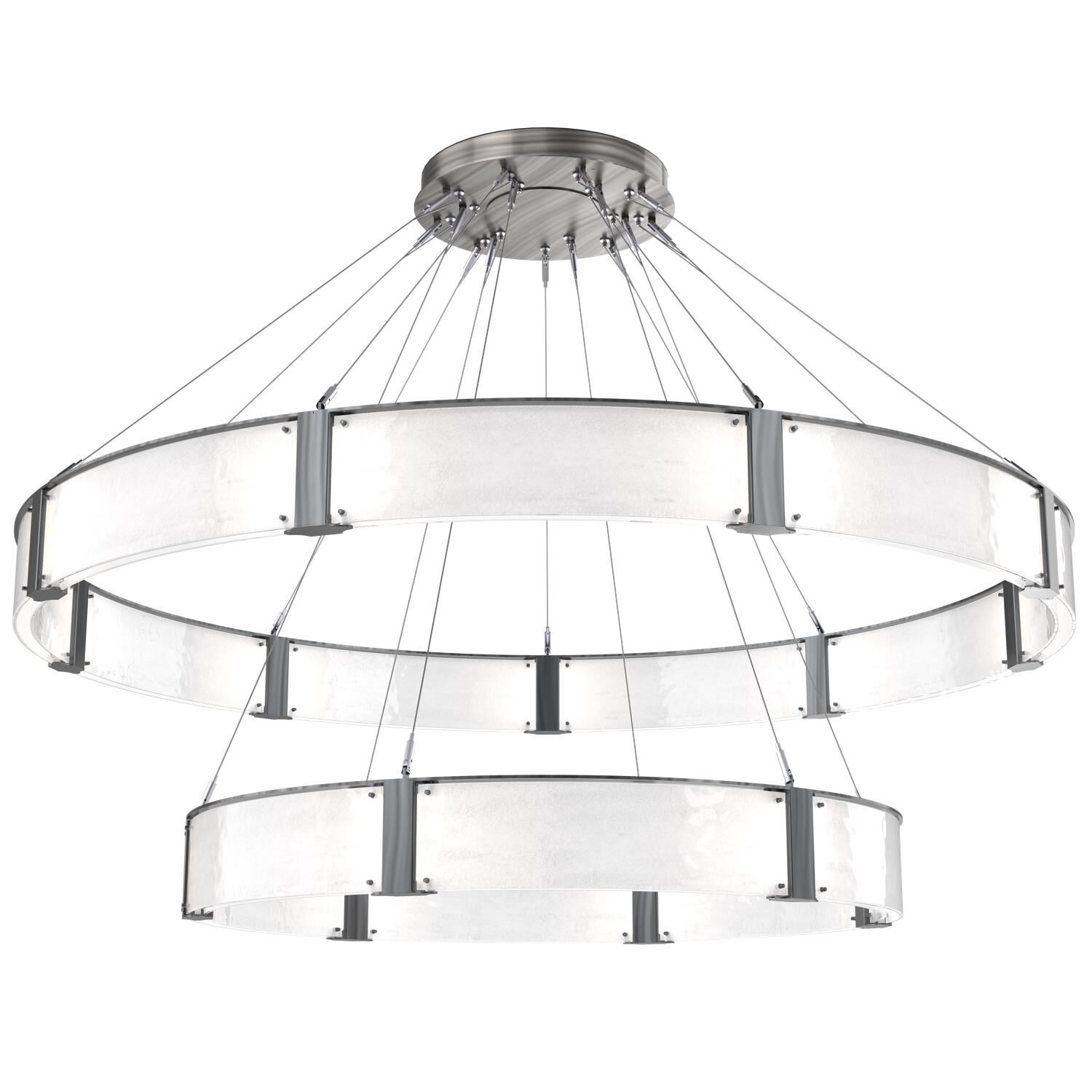 Shown in Gunmetal finish and Clear Granite glass