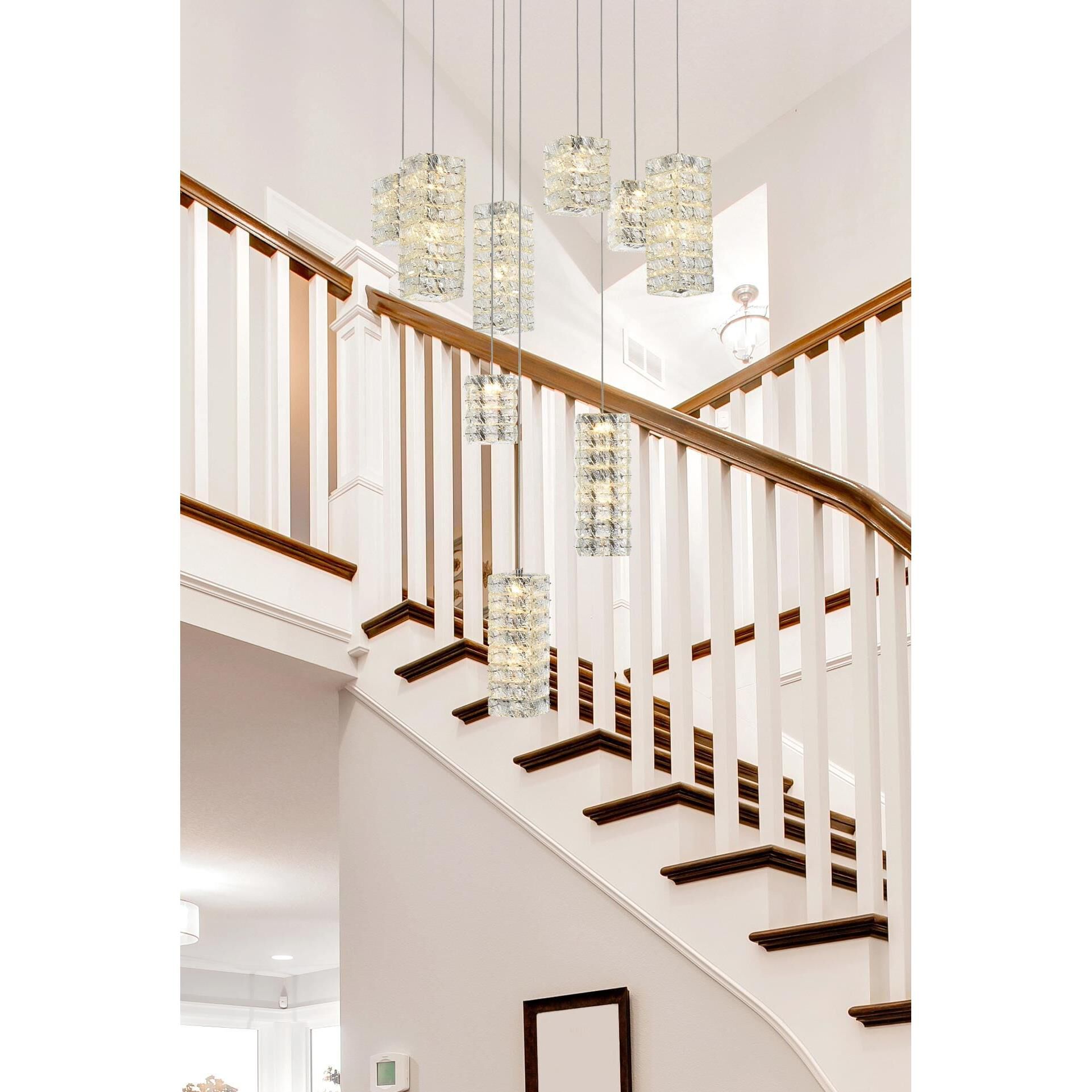 Aston 24 Inch Multi Light Pendant by Elegant Lighting