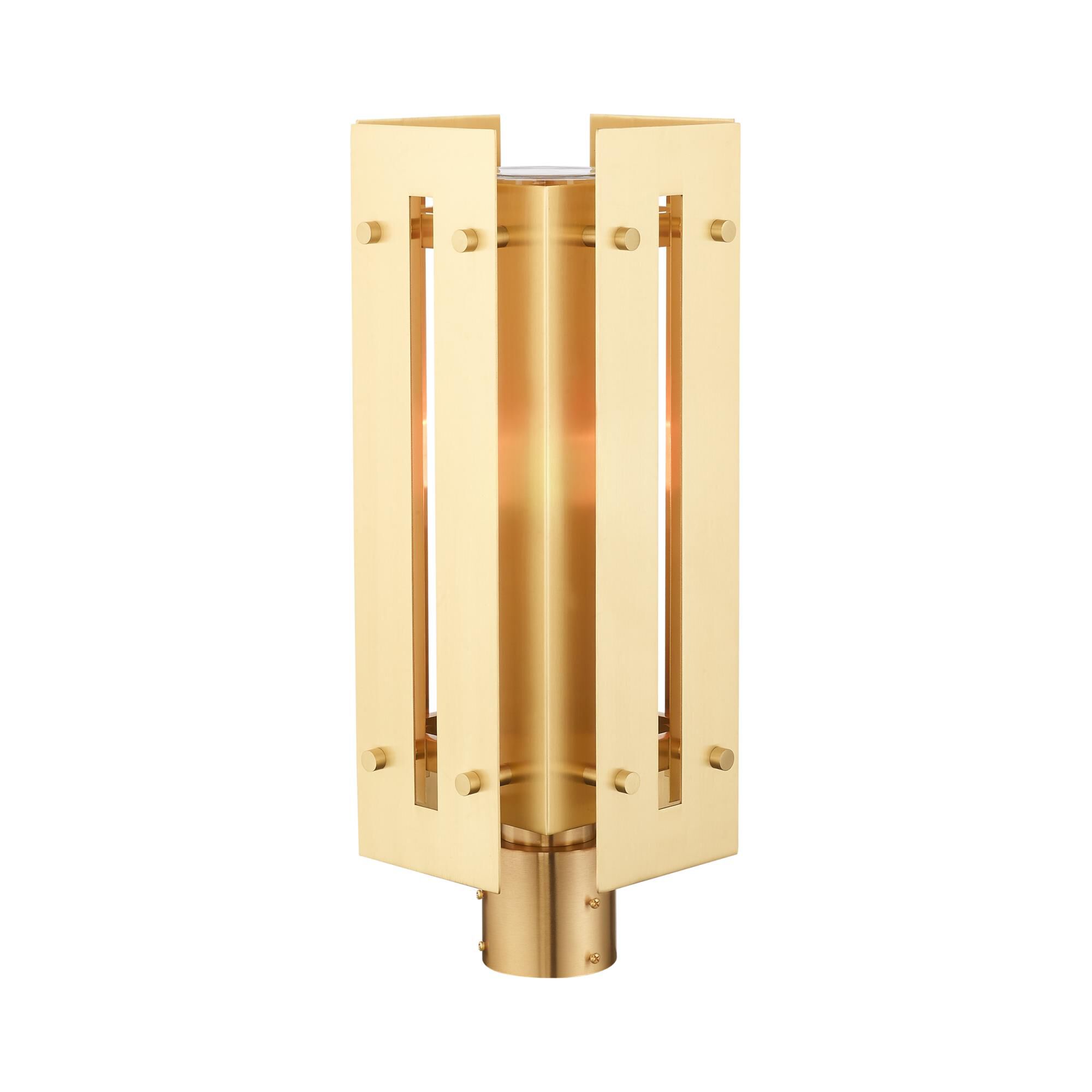 Shown in Satin Brass finish and Clear glass and Clear Glass shade