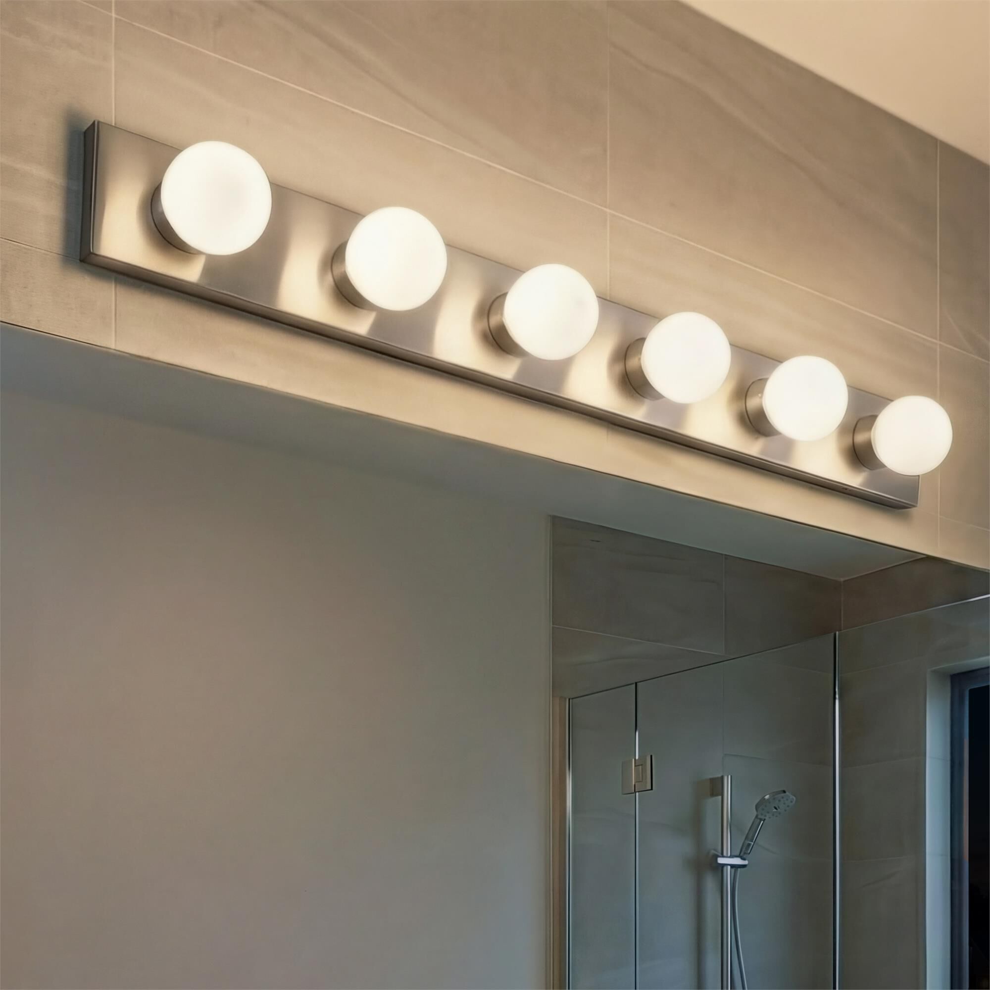 36 Inch 6 Light Bath Vanity Light by Kichler Lighting