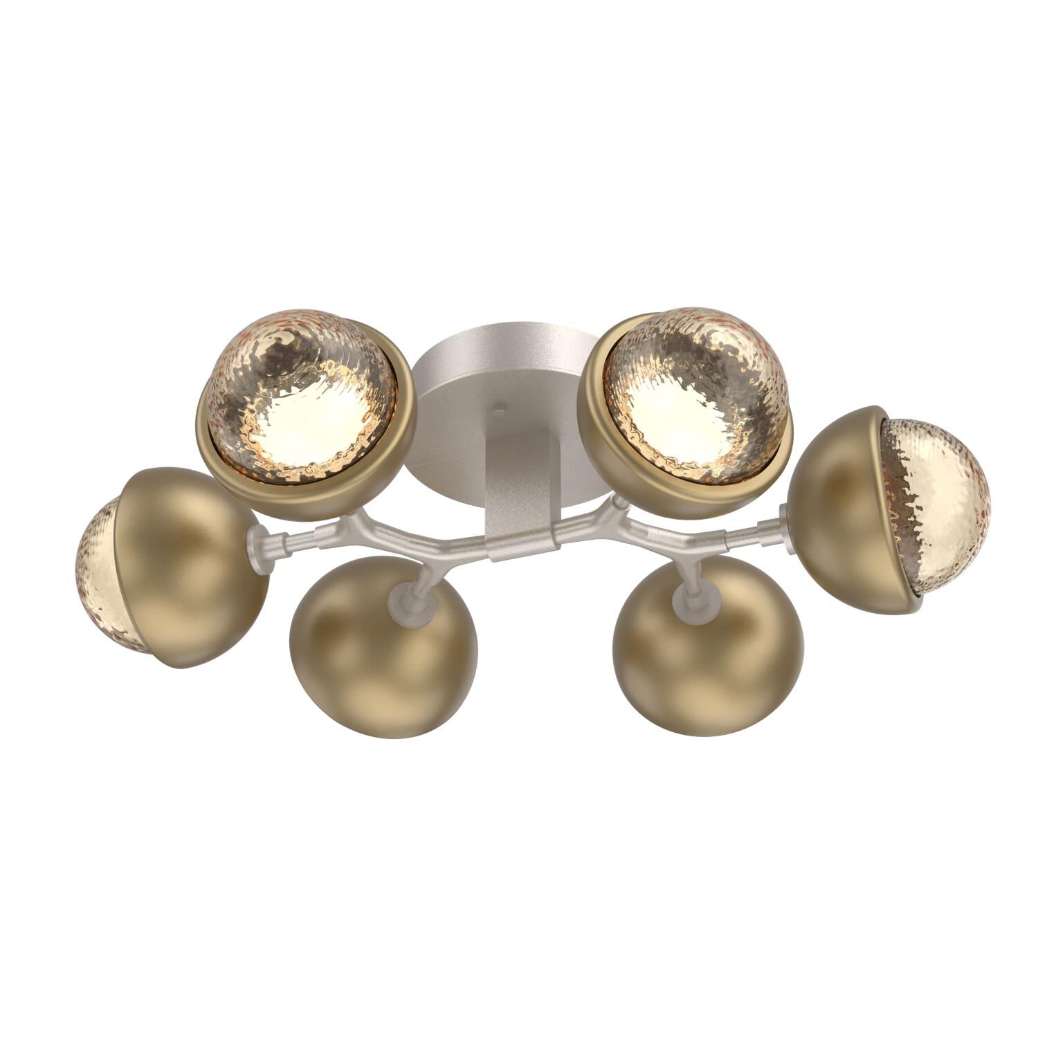 Levi Wilson Cabochon 27 Inch Flush Mount by Hammerton Studio