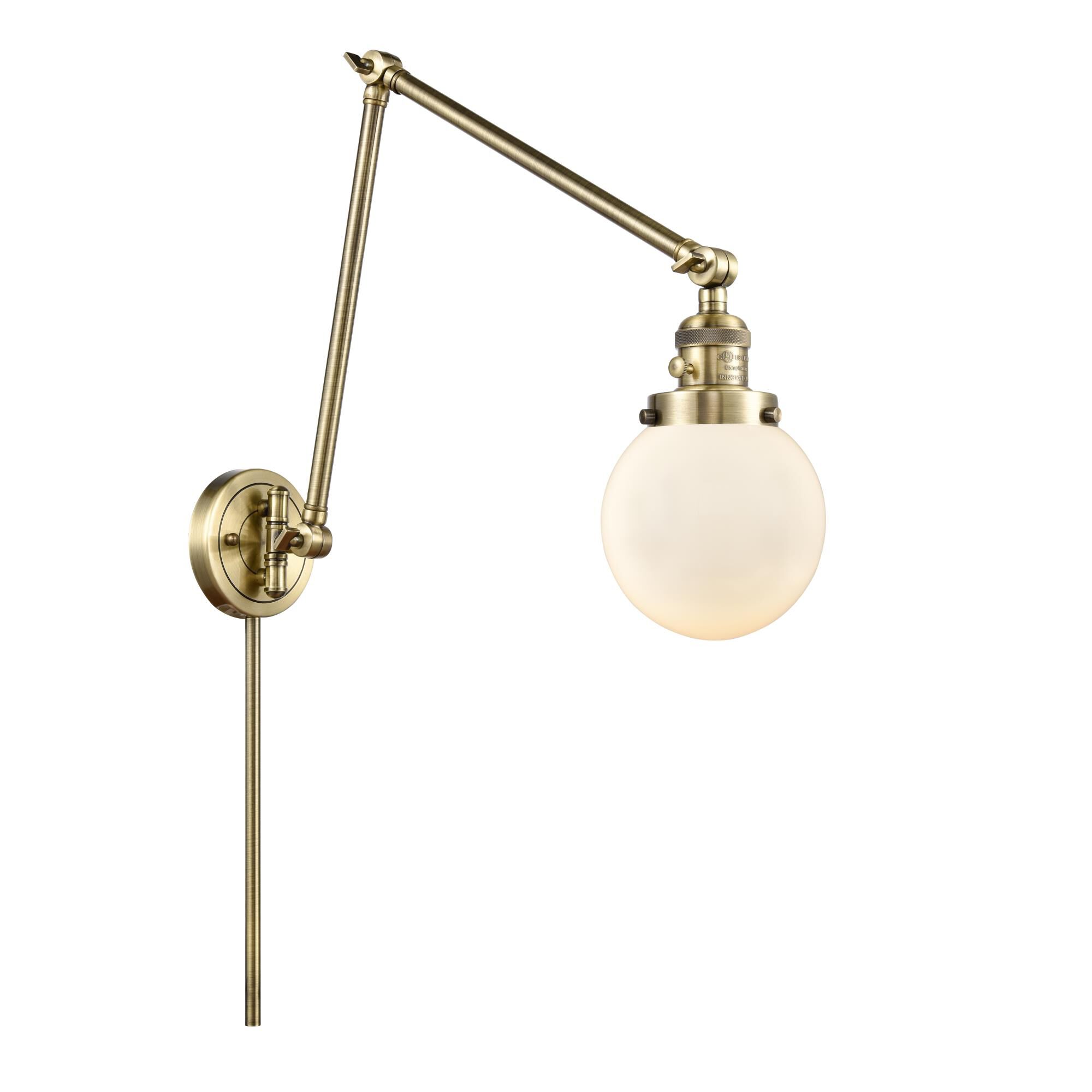 Bruno Marashlian Beacon Wall Swing Lamp by Innovations Lighting