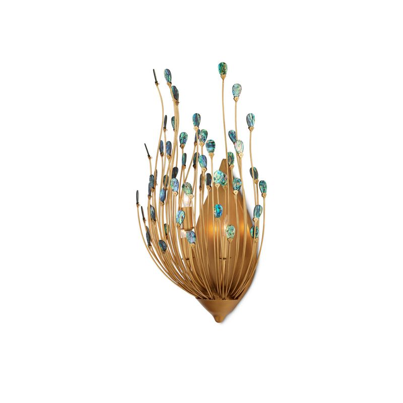 Delphos 14 Inch Wall Sconce by Currey and Company