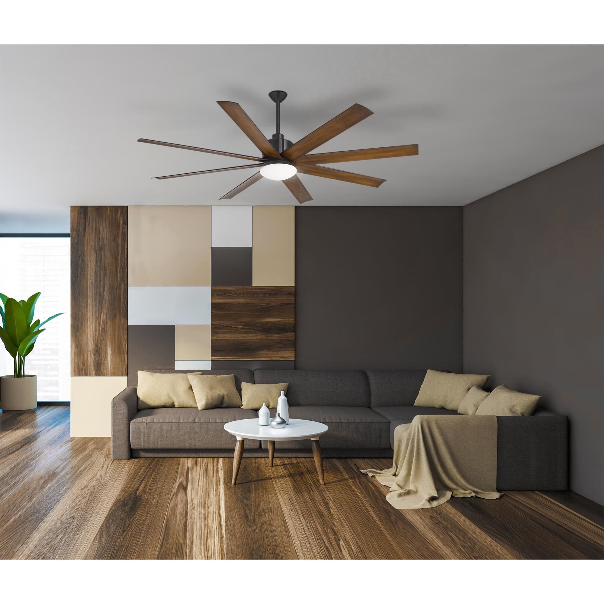 Shown in Coal finish and Etched Opal Finish glass