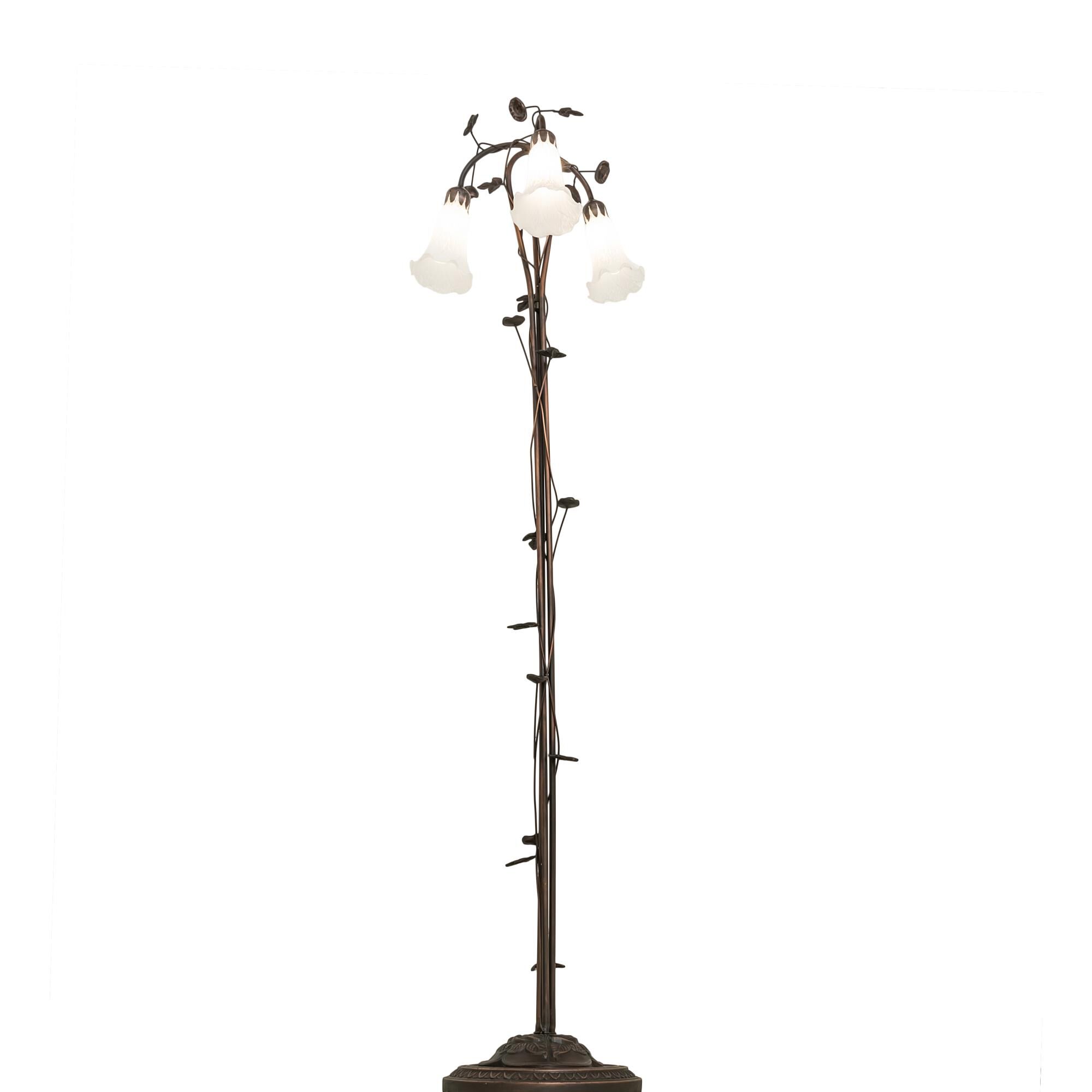 White 58 Inch Floor Lamp by Meyda Lighting