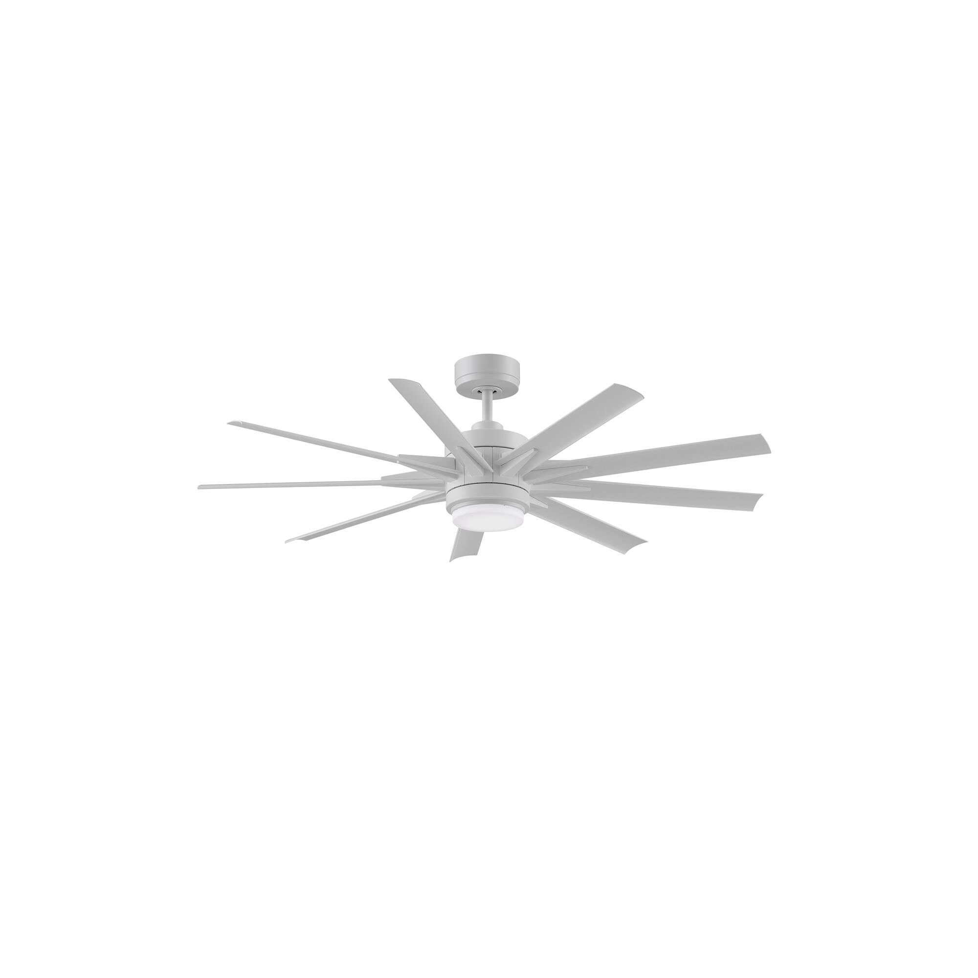 Shown in Matte White finish and Opal Frosted glass