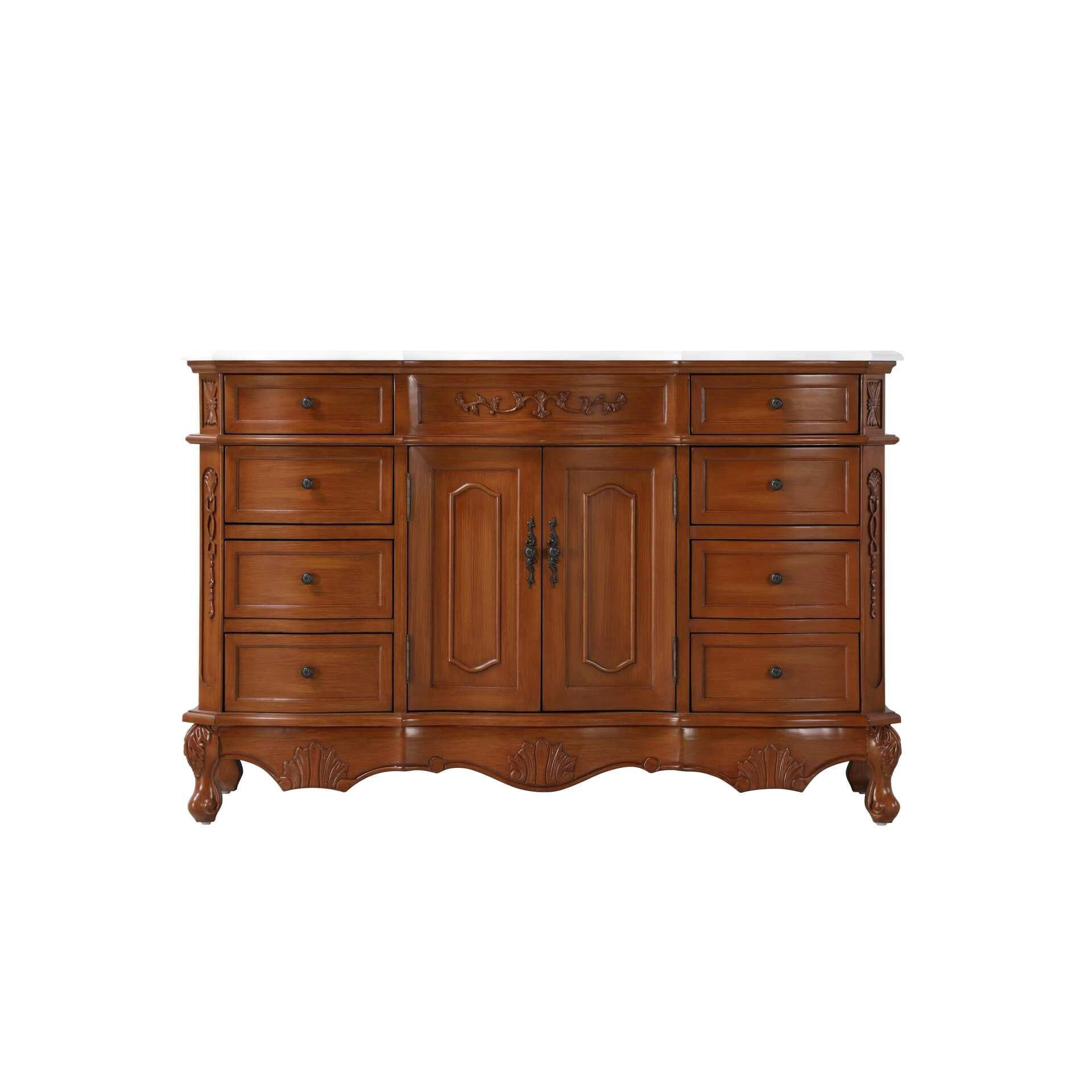 Shown in Teak finish