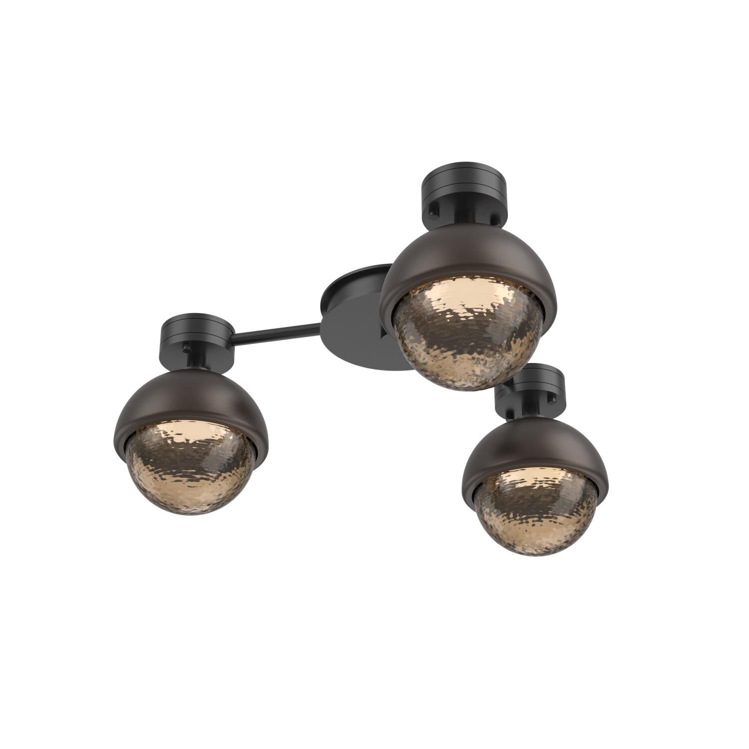 Levi Wilson Cabochon 23 Inch Flush Mount by Hammerton Studio