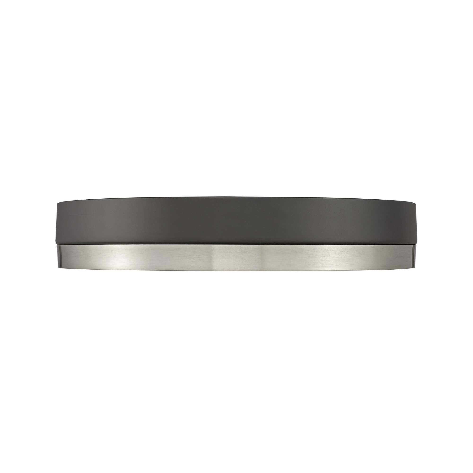 Shown in Matte Black + Brushed Nickel finish and Frosted glass and Frosted shade