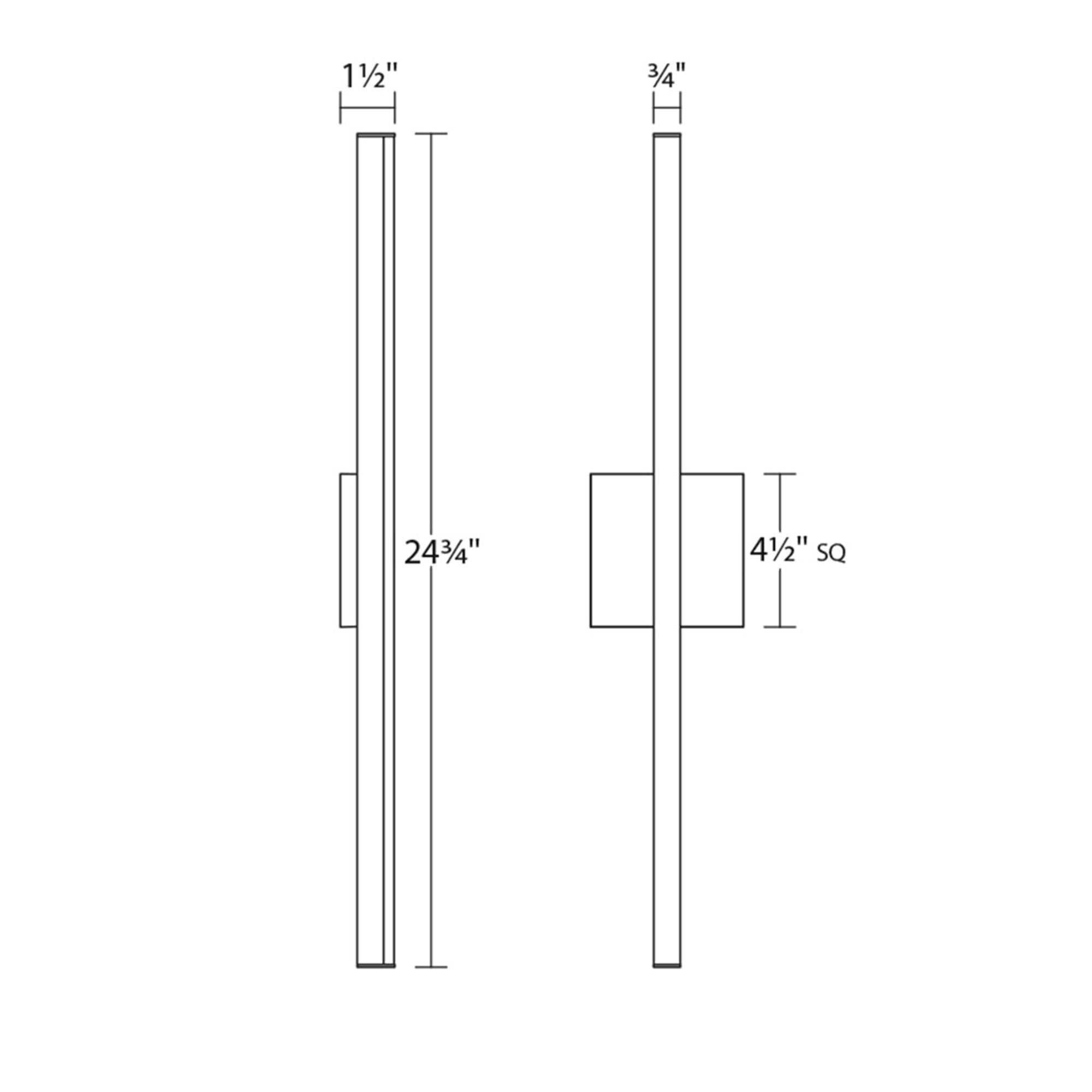 SONNEMAN Stix 24 Inch LED Bath Vanity Light - Clearance