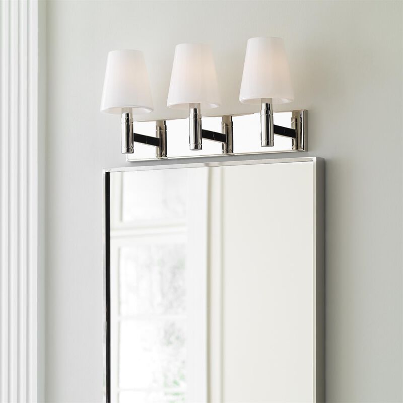 Thomas O'Brien Beckham Classic 21 Inch 3 Light Bath Vanity Light by Visual Comfort Studio