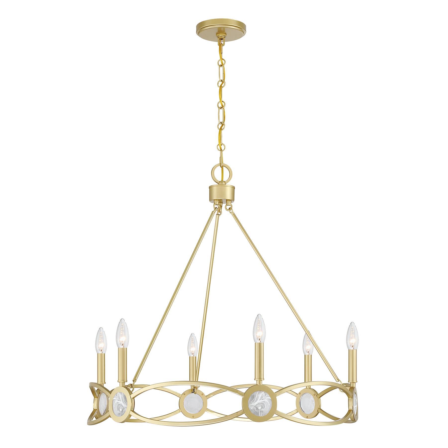 Minette 28 Inch Chandelier by Savoy House