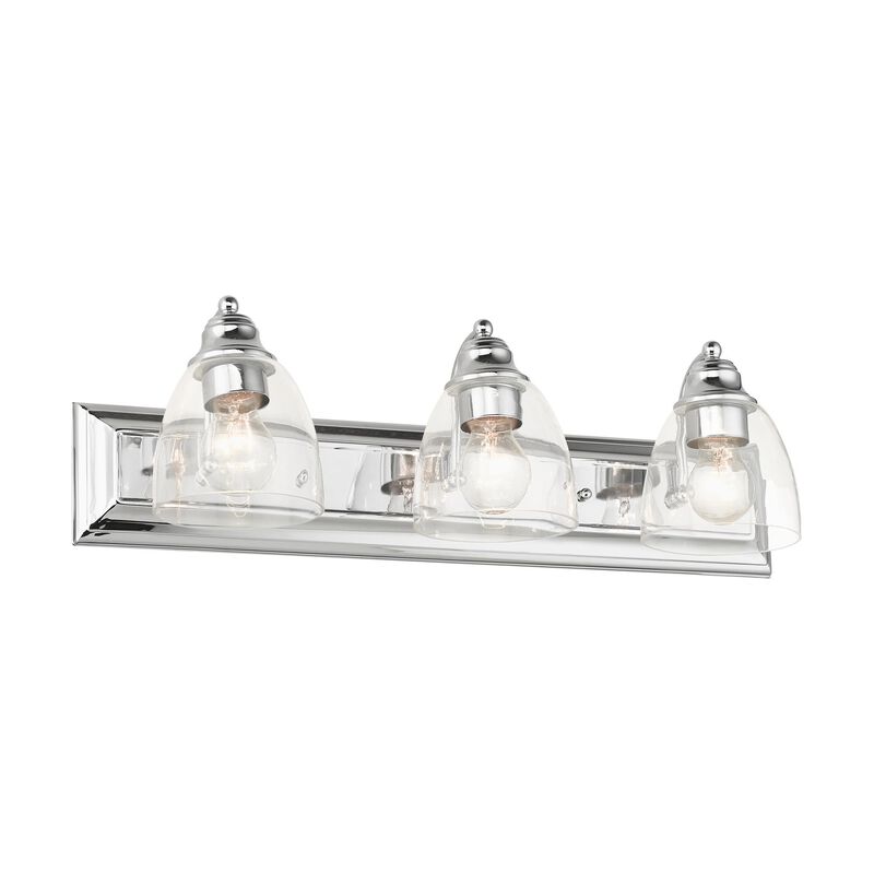 Birmingham 24 Inch 3 Light Bath Vanity Light by Livex Lighting