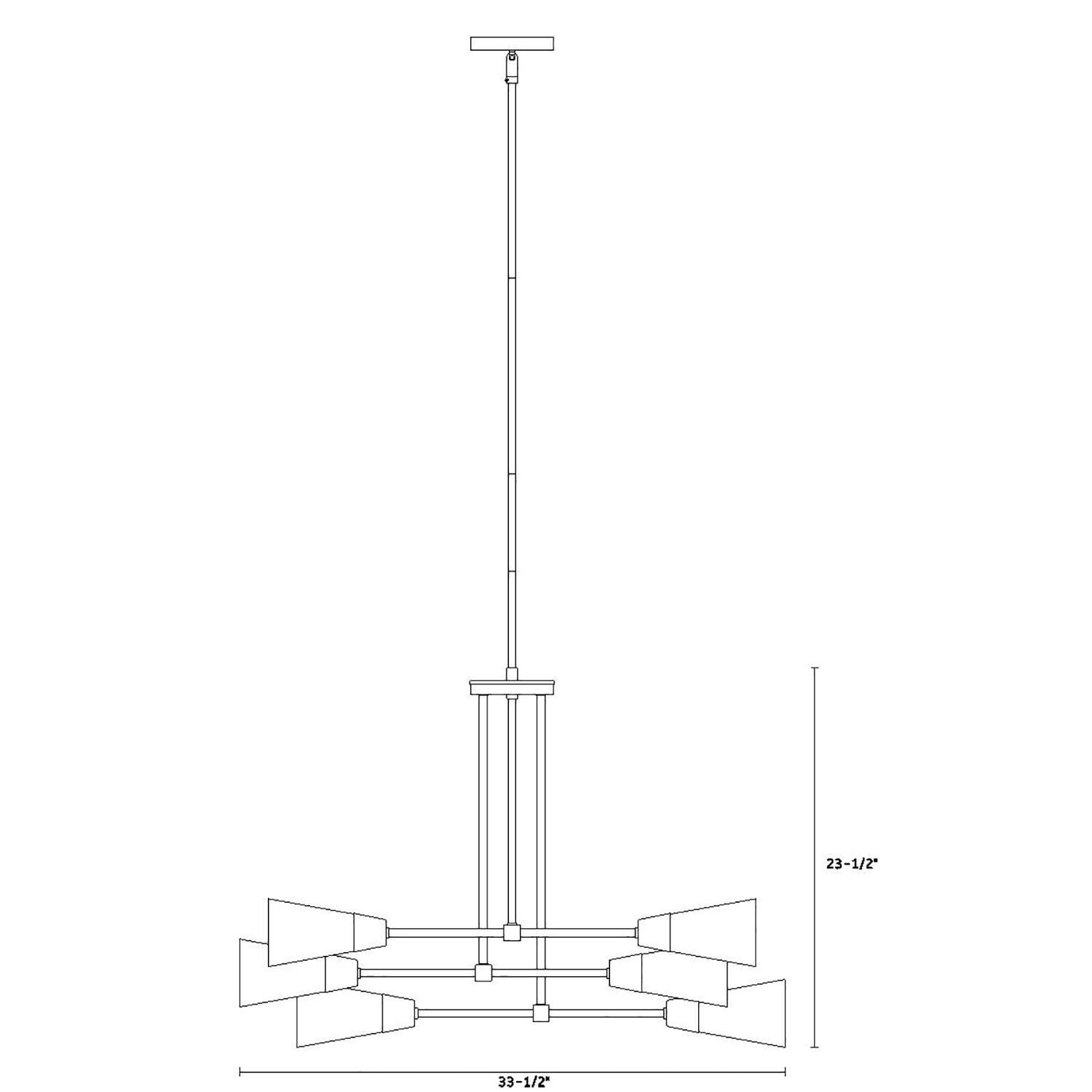 Norro 33 Inch Large Pendant by Designers Fountain