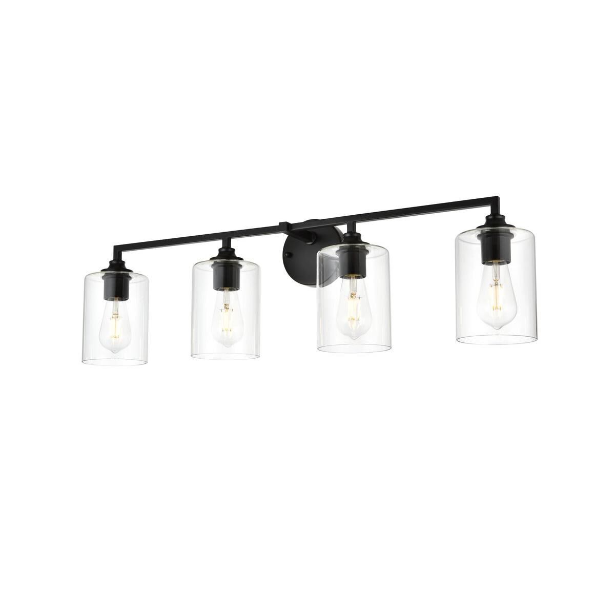 Mayson 33 Inch 4 Light Bath Vanity Light by Elegant Lighting