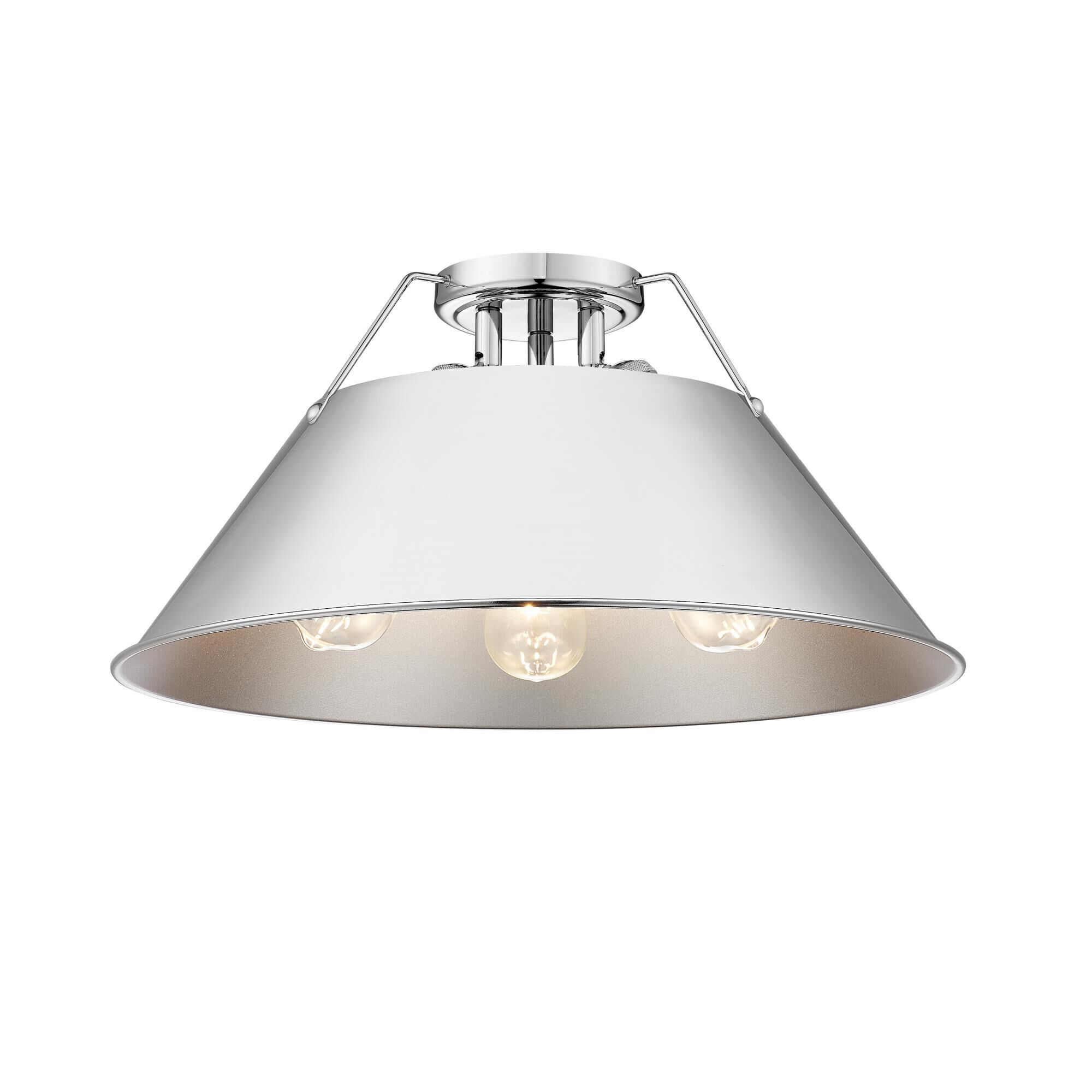 Orwell 19 Inch Semi Flush Mount by Golden Lighting
