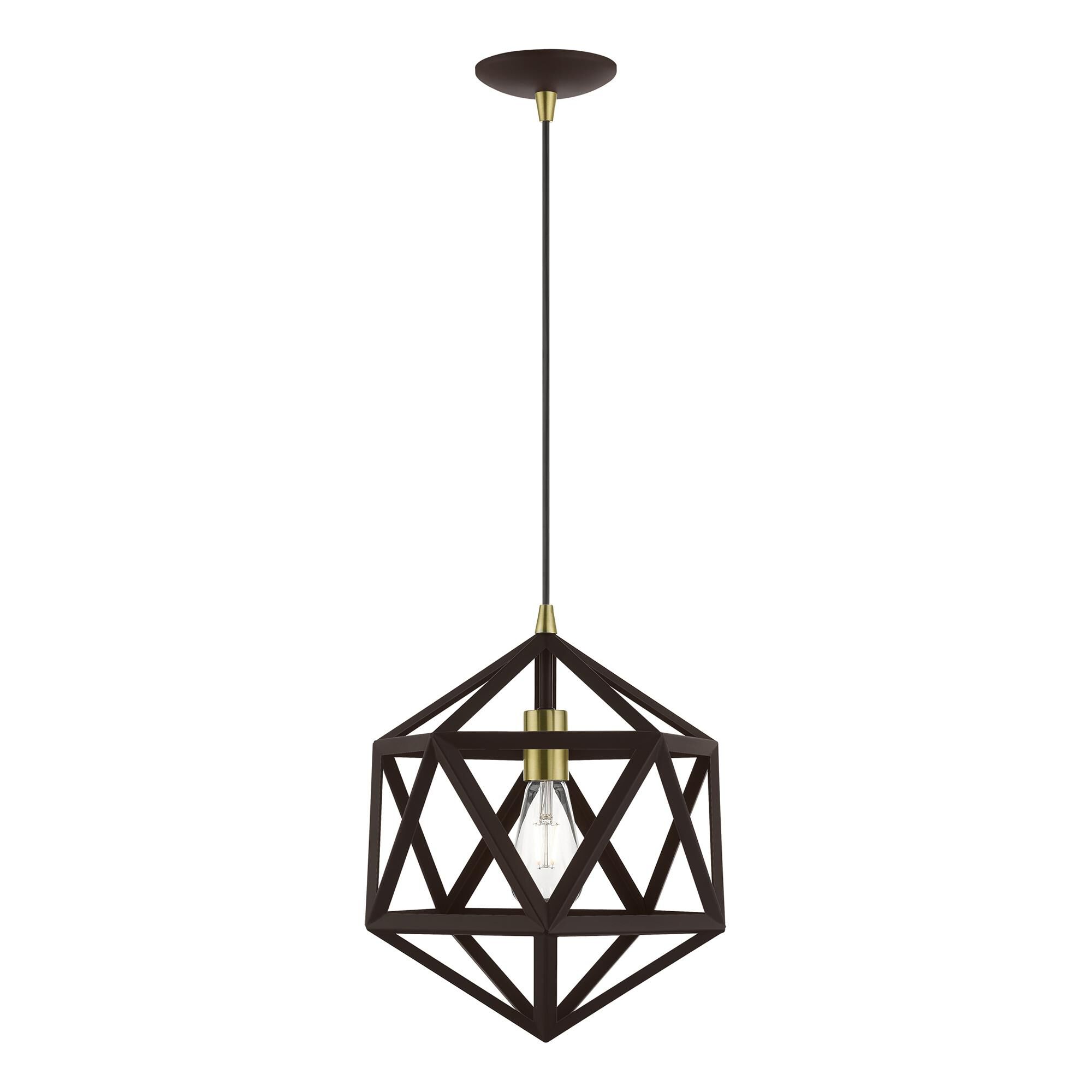 Livex Lighting Ashland 8 Inch Mini Pendant
