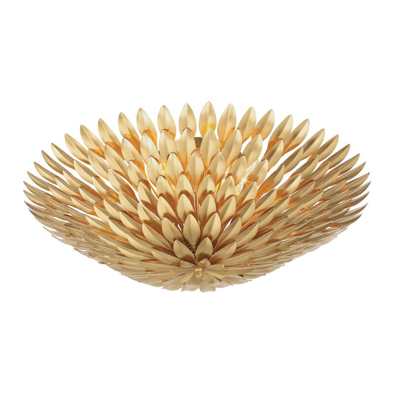 Broche 24 Inch 6 Light Flush Mount by Crystorama
