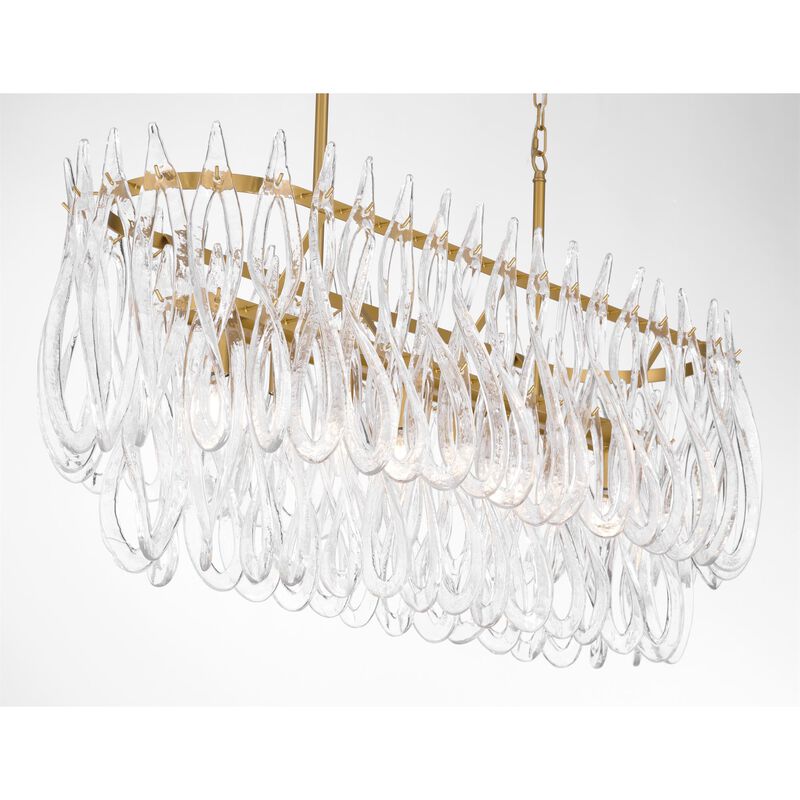 Glassara 48 Inch Linear Suspension Light by Metropolitan Lighting