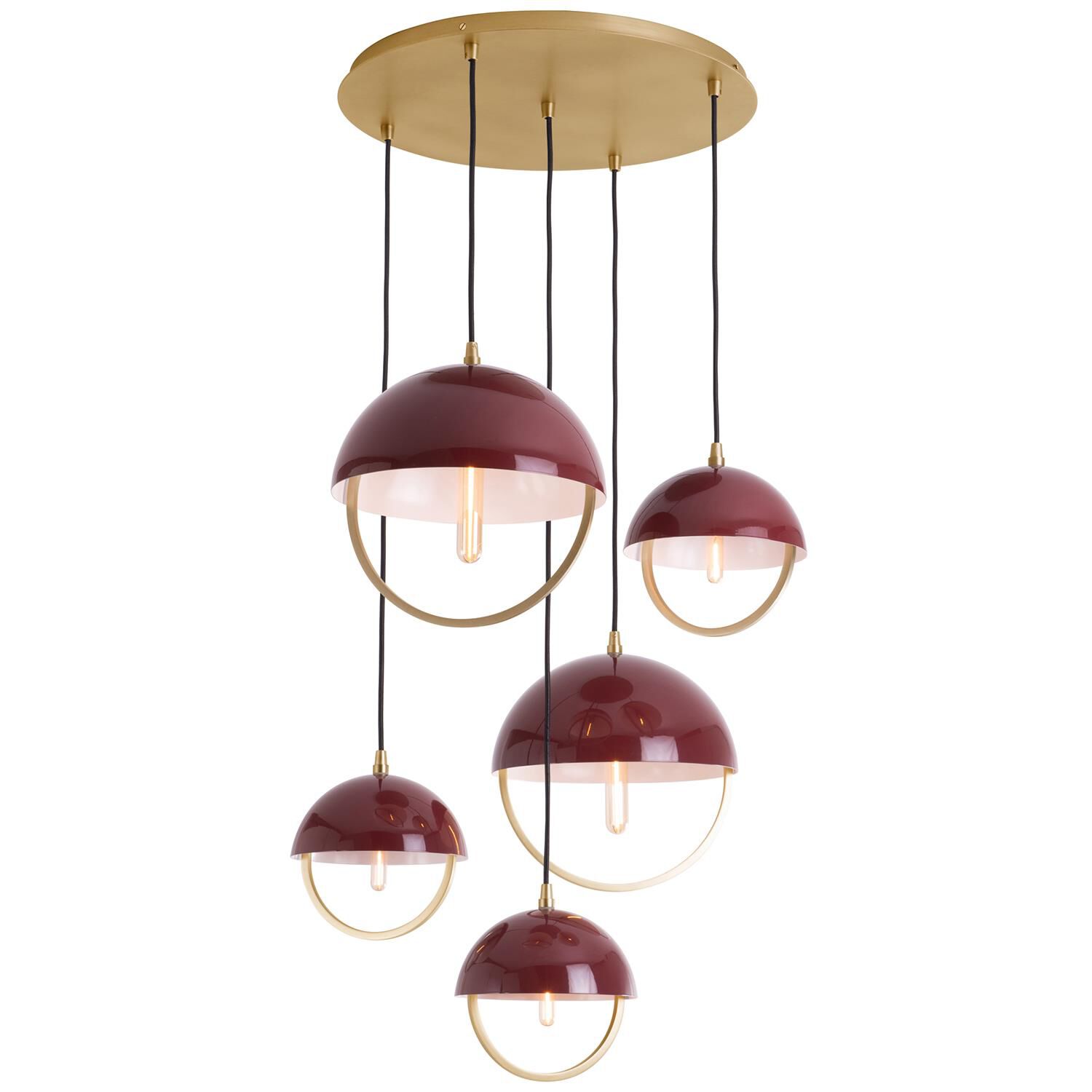 Mavisten Edition Copernica 30 Inch Multi Light Pendant by Robert Abbey