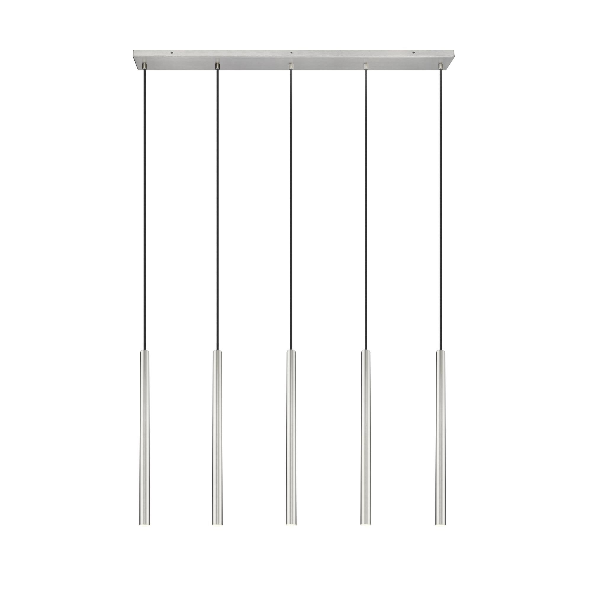 Shown in Brushed Nickel finish and Brushed Nickel glass and Brushed Nickel shade