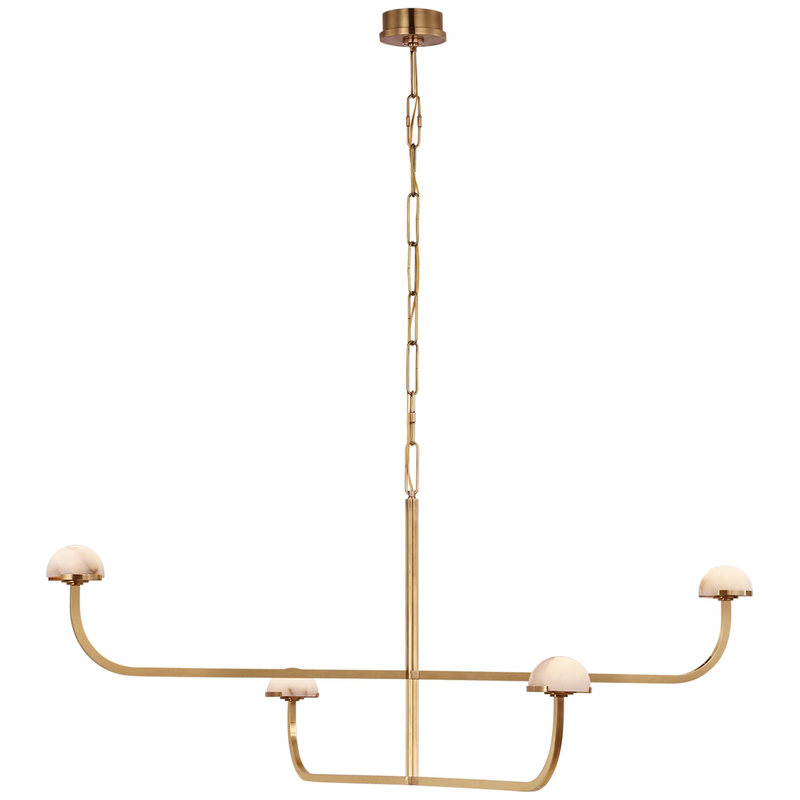 Visual Comfort Signature Collection Kelly Wearstler Pedra 54 Inch LED Chandelier