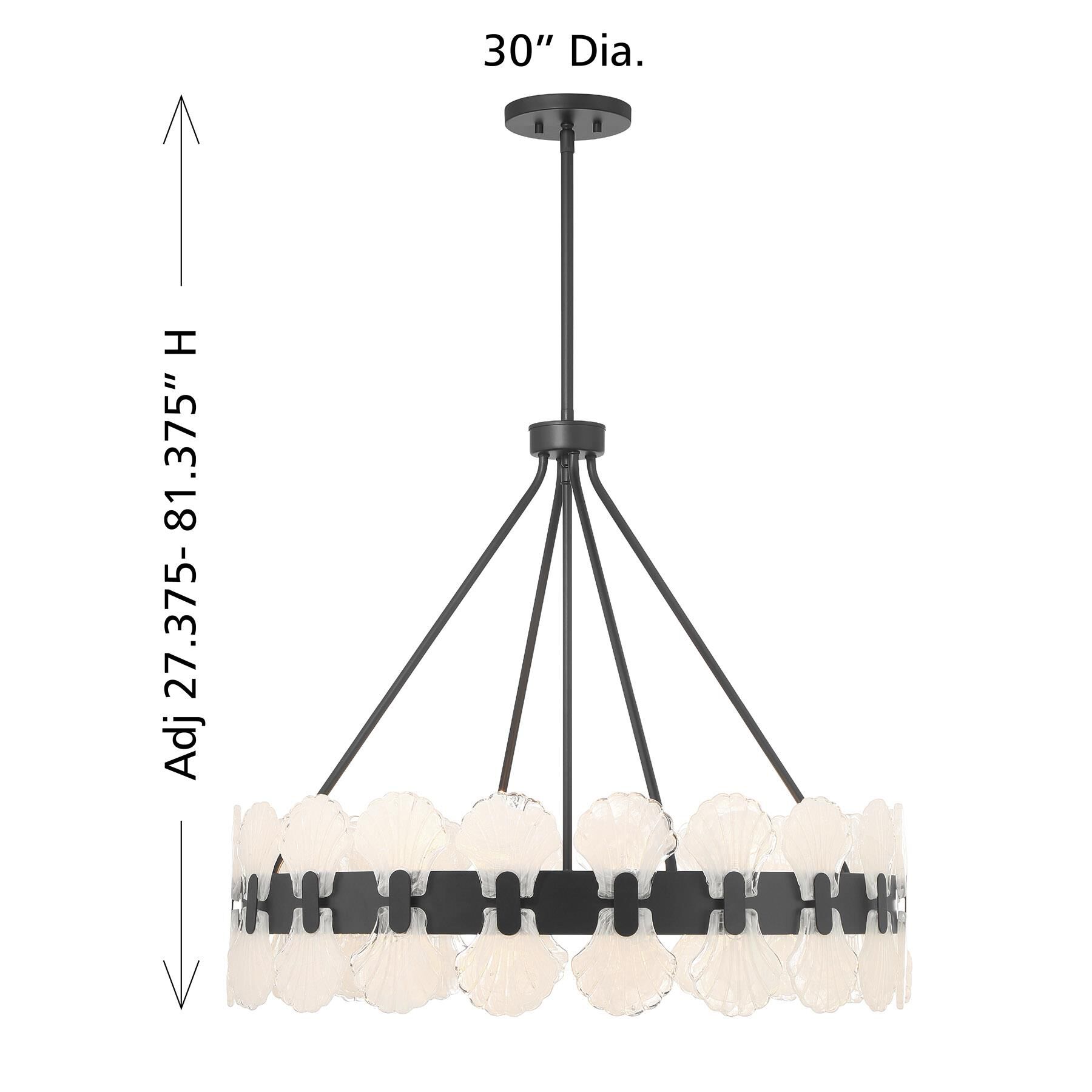 Bancroft 30 Inch Chandelier by Savoy House