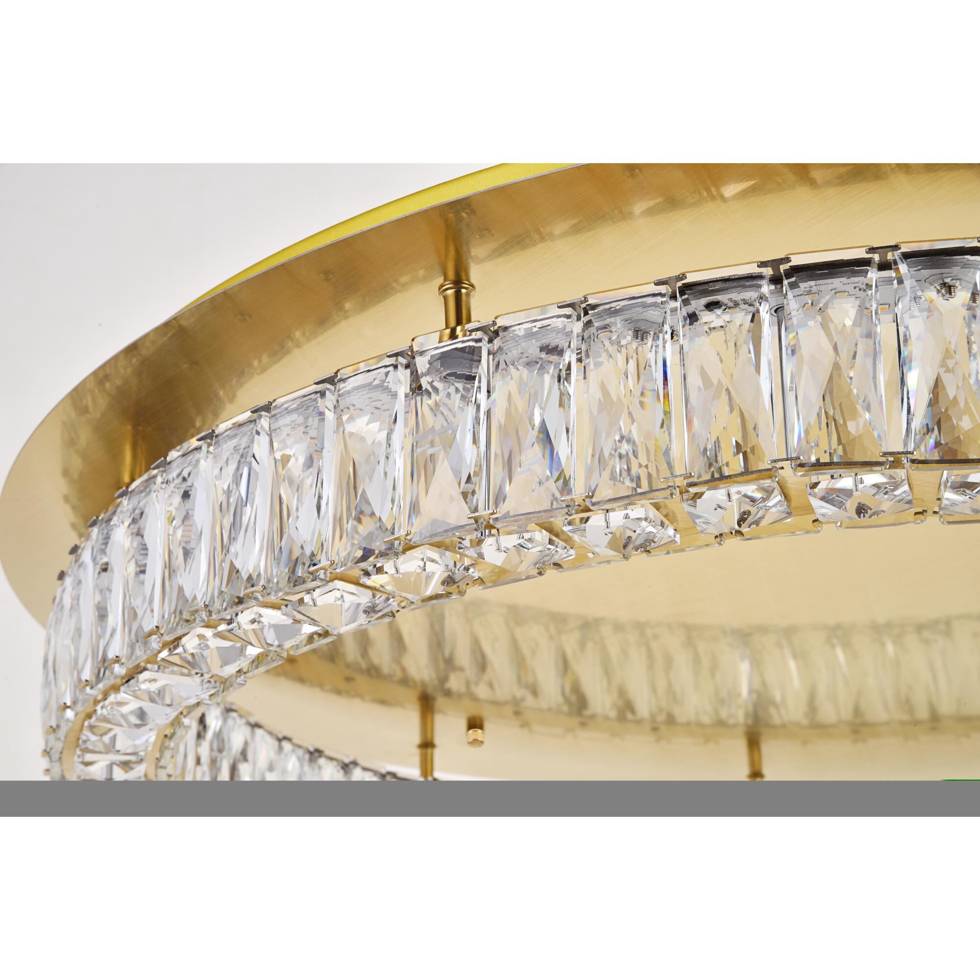 Monroe Semi Flush Mount by Elegant Lighting
