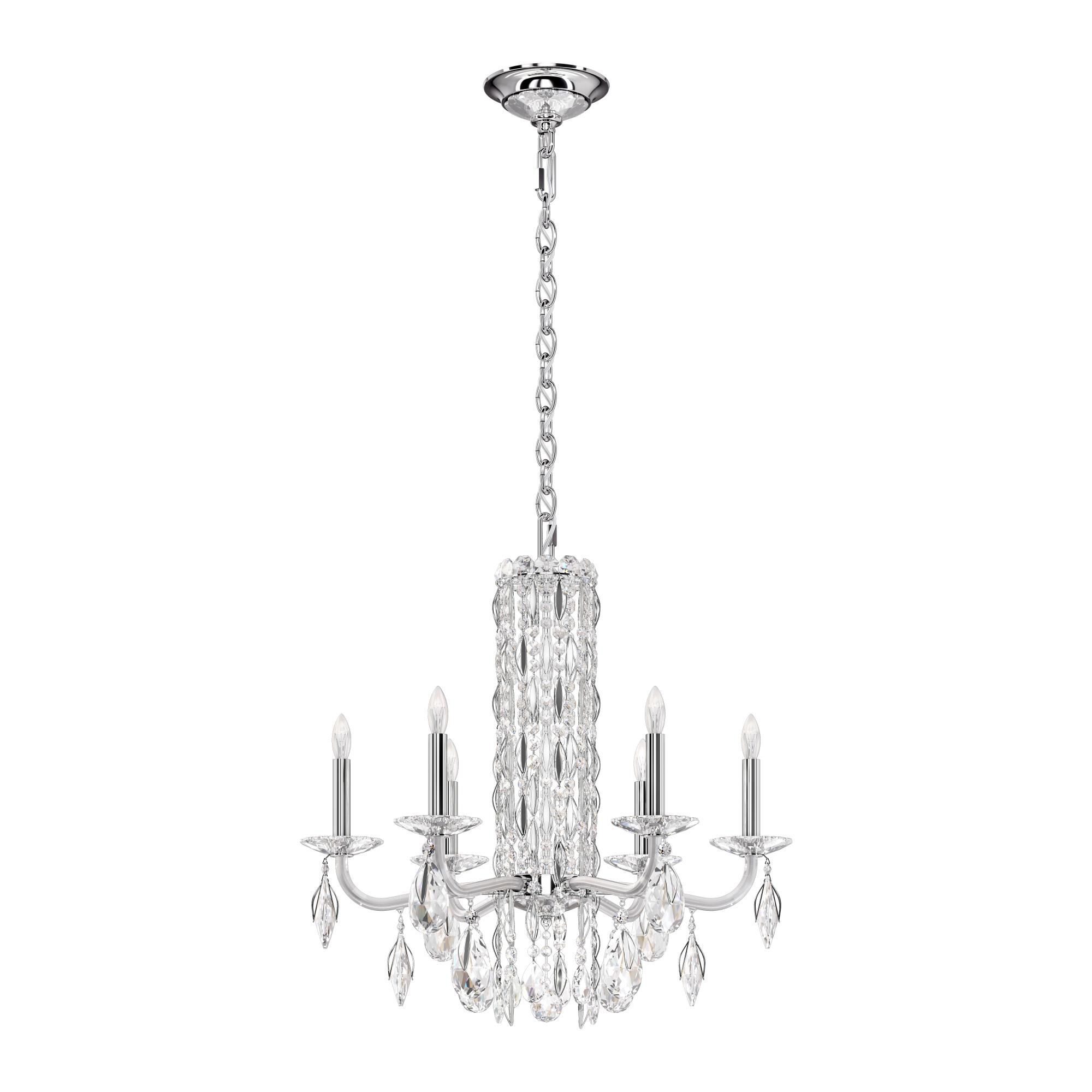 Sarella 24 Inch 6 Light Chandelier by Schonbek