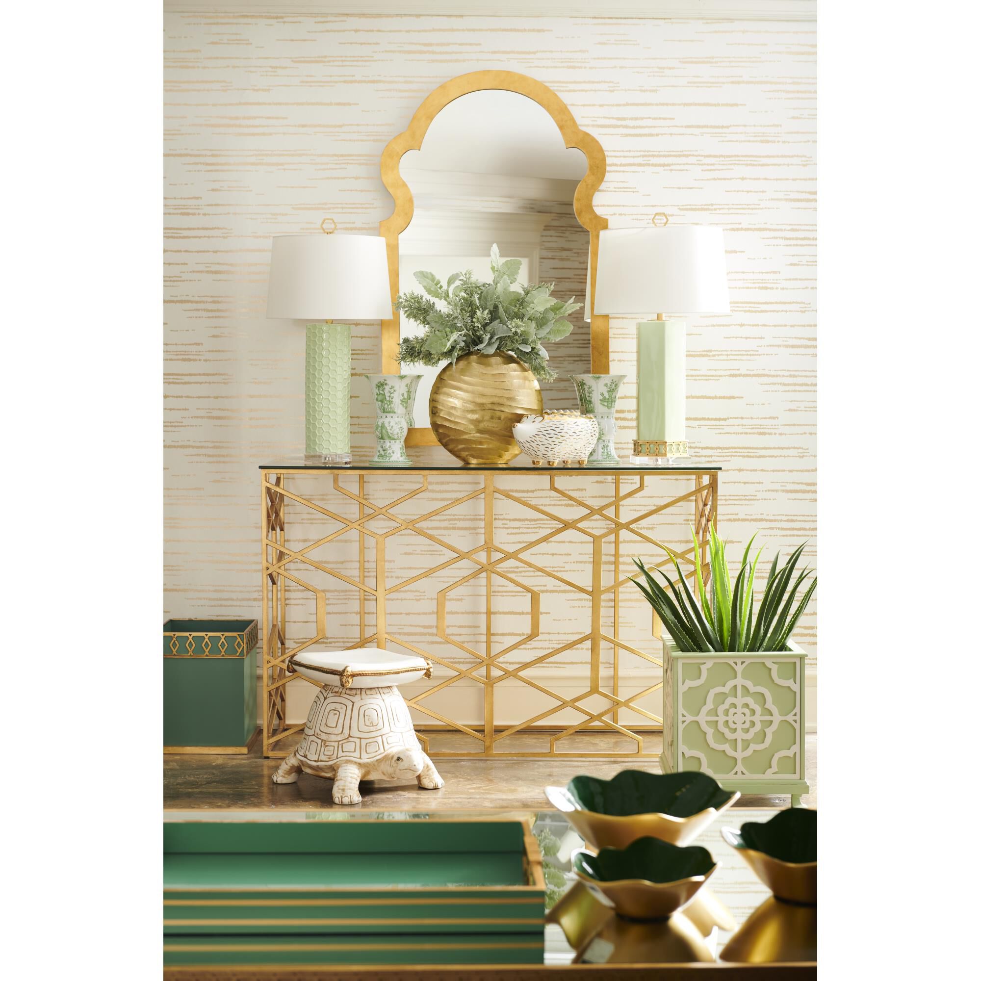 Shayla Copas April Honeycomb 32 Inch Table Lamp by Chelsea House