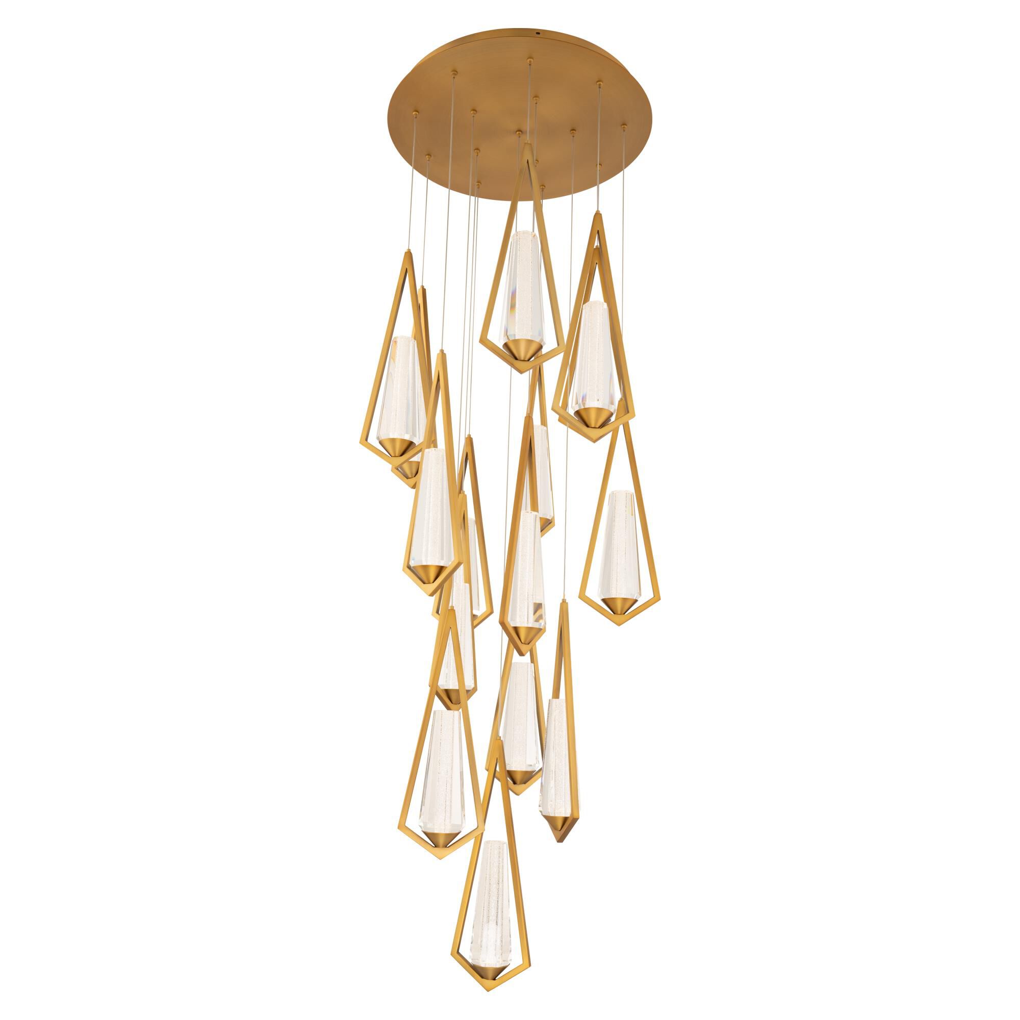 Shown in Aged Brass finish