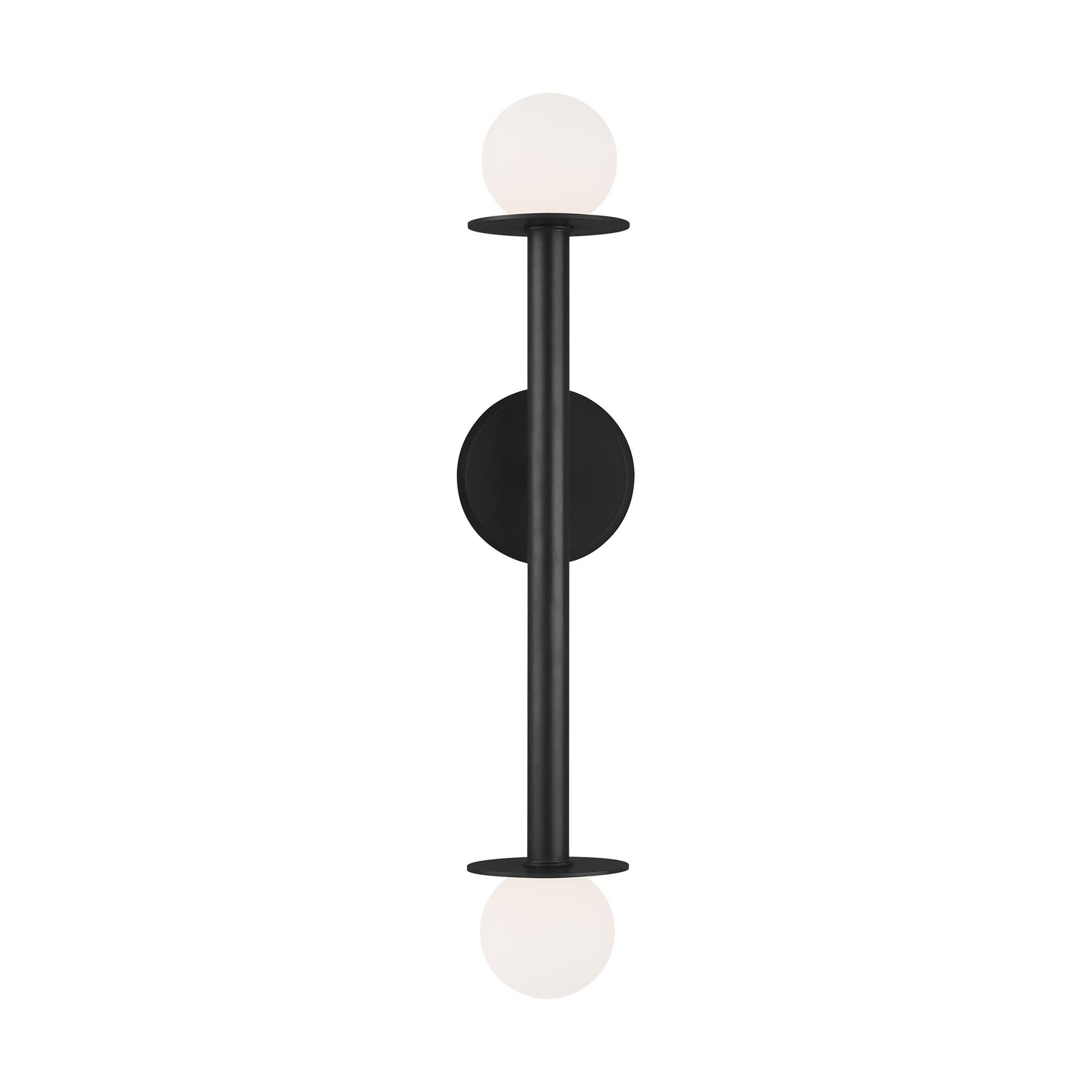 Shown in Midnight Black finish and Milk Whitesteel glass
