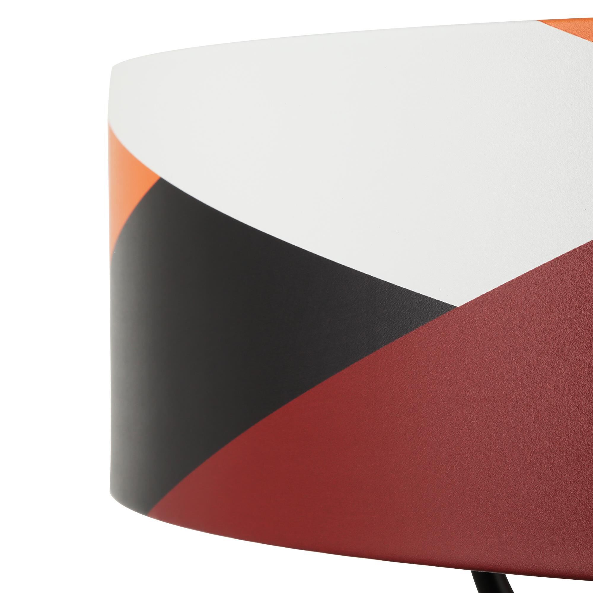 Shown in Black/Satin Brass/Patchwork finish and Patchwork shade