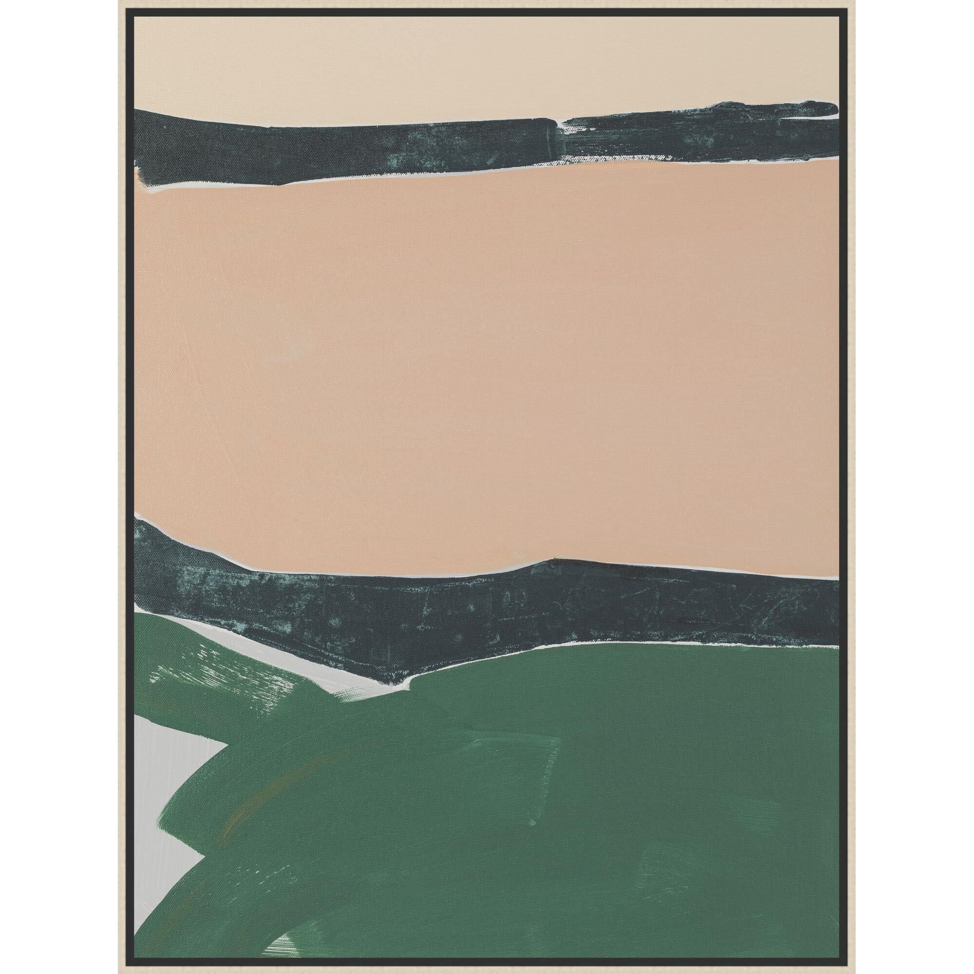 Shades Of Green Print by LEVEL57