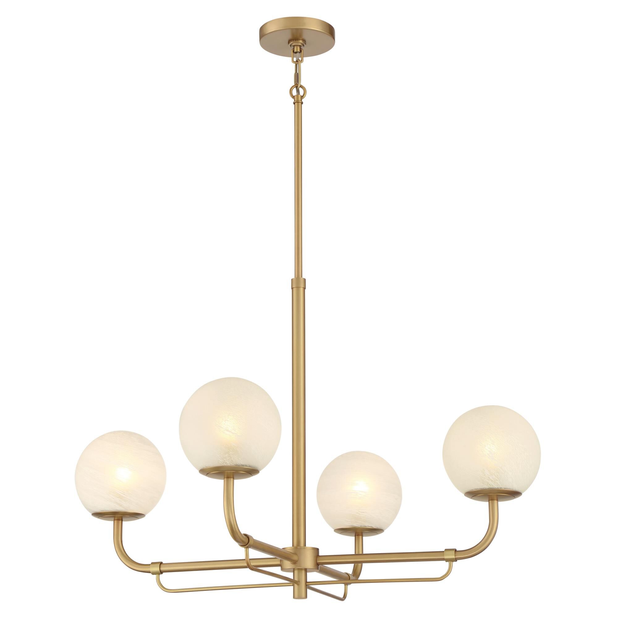 Shown in Legacy Brass finish and White glass and Etched Alabaster Glass shade