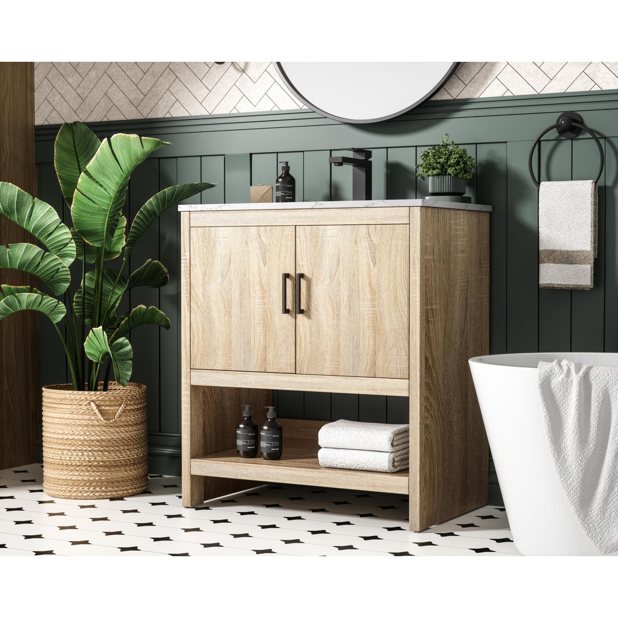 Ira 30 Inch Bath Vanity by Elegant Dcor