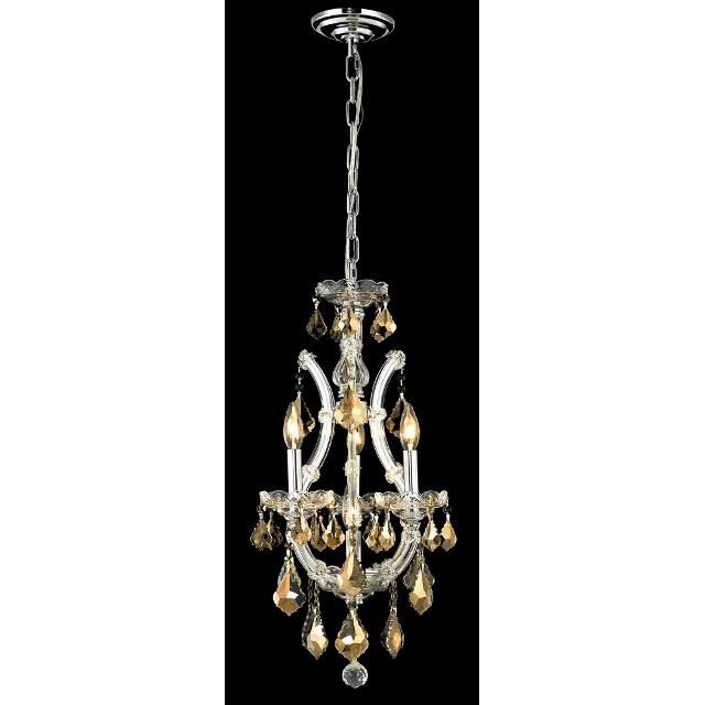 Maria Theresa 12 Inch 4 Light Mini Chandelier by Elegant Lighting
