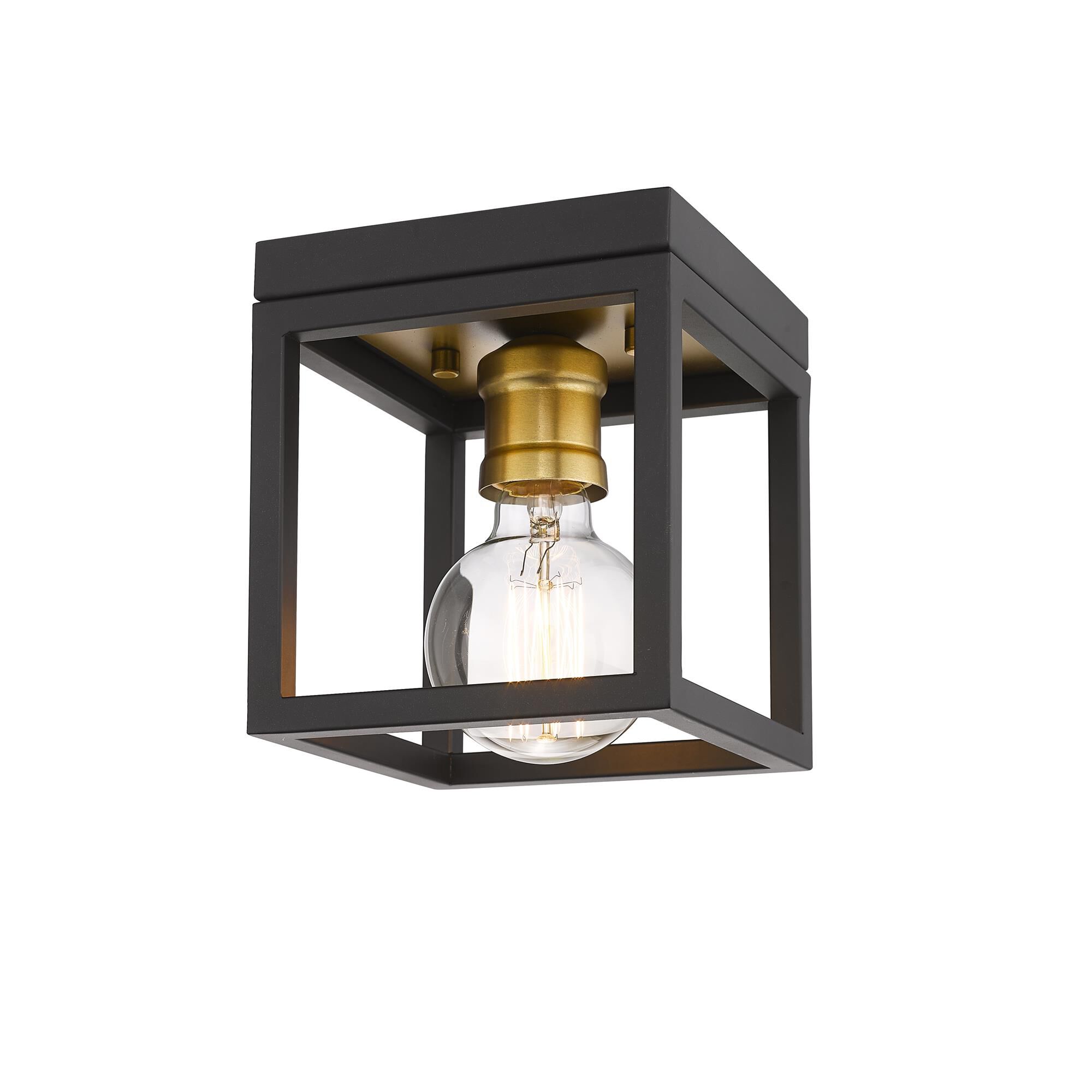 Kube 6 Inch 1 Light Flush Mount by Z-Lite
