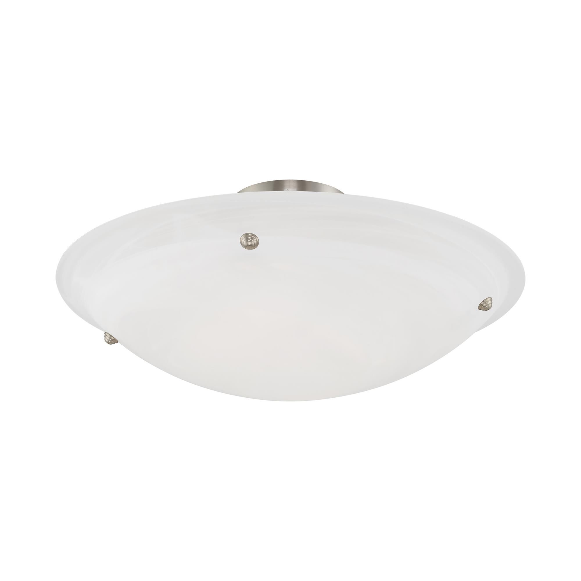 Home Basics 24 Inch 4 Light Semi Flush Mount by Livex Lighting