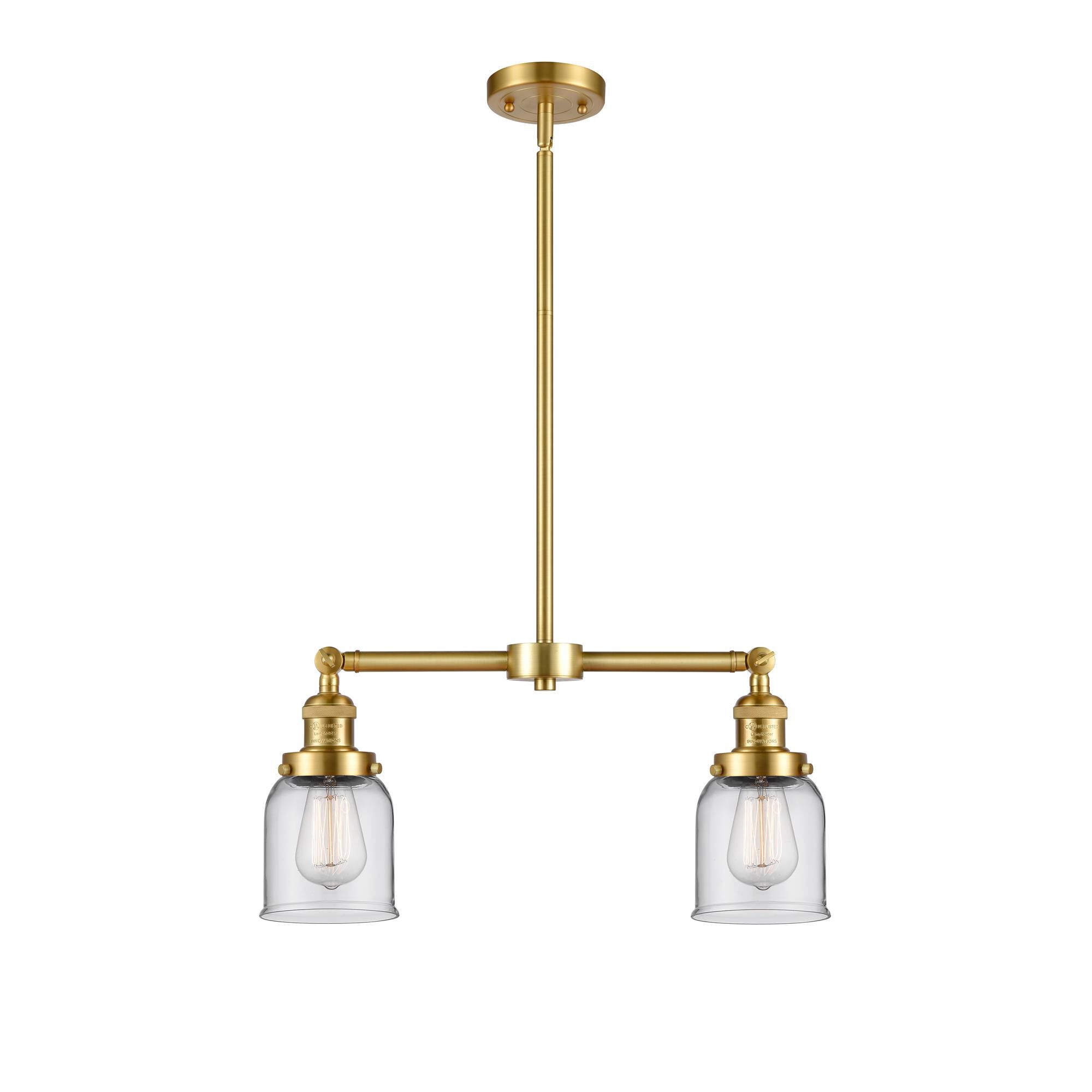 Bruno Marashlian Small Bell 21 Inch 2 Light Mini Chandelier by Innovations Lighting