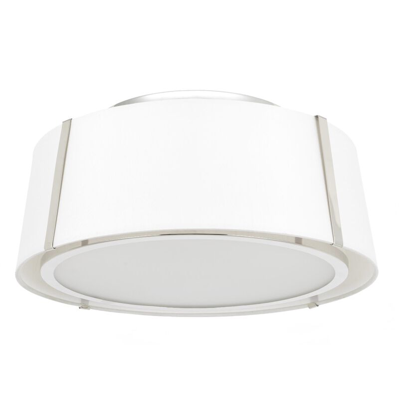 Fulton 18 Inch 3 Light Semi Flush Mount by Crystorama