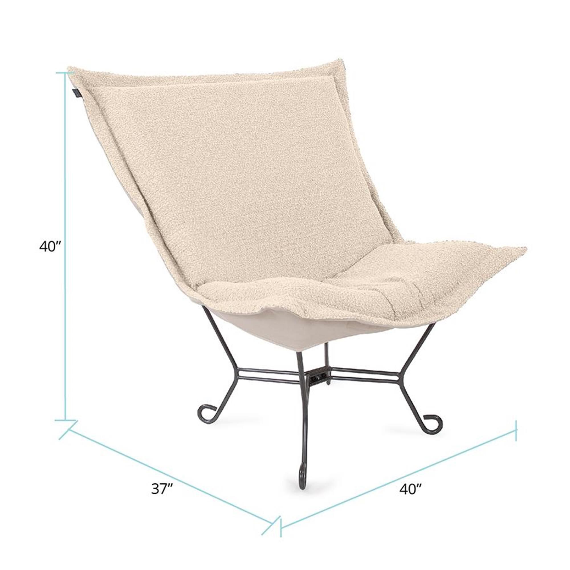 The Barbet Puff Accent Chair,