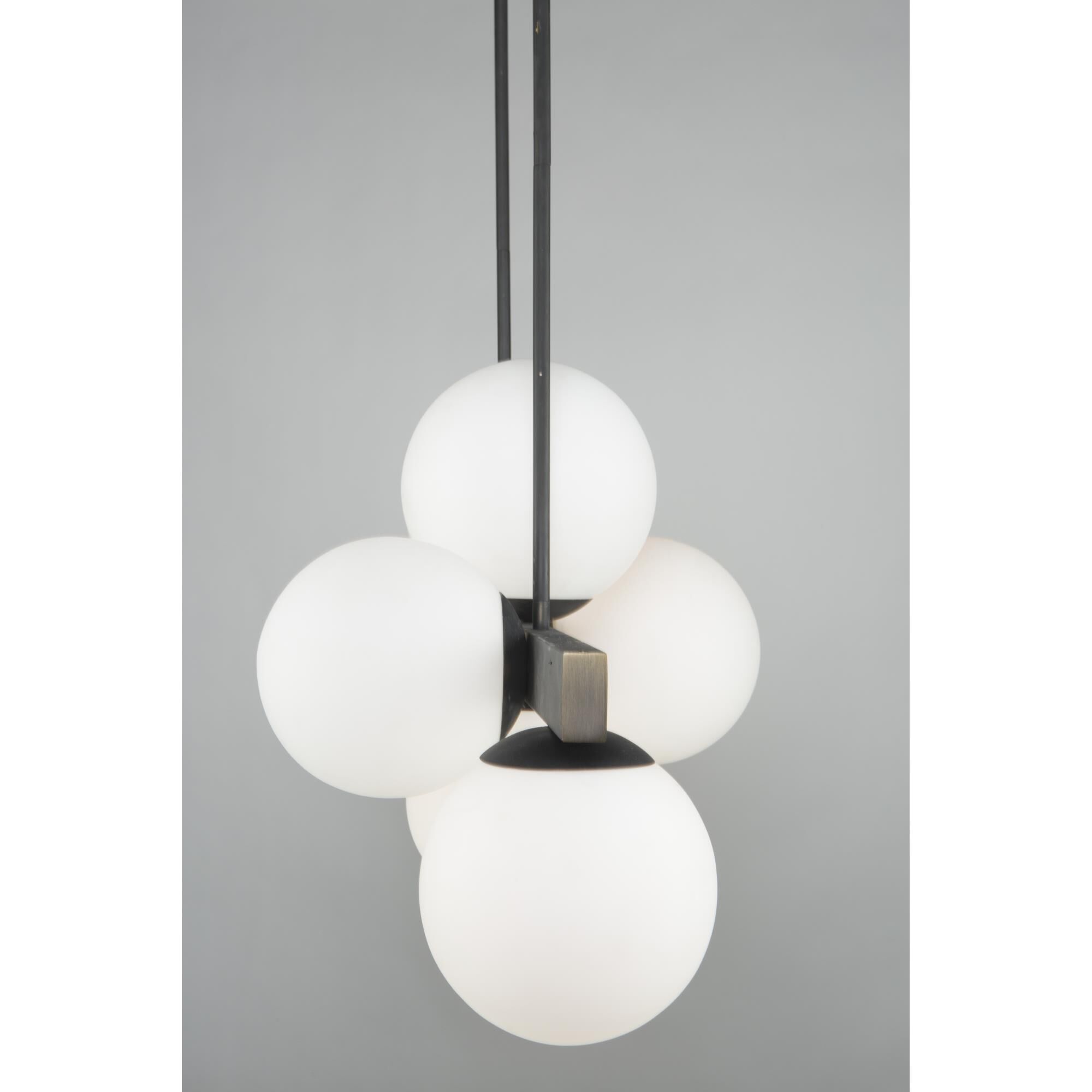 Moonglow 35 Inch 7 Light Mini Chandelier by Artcraft