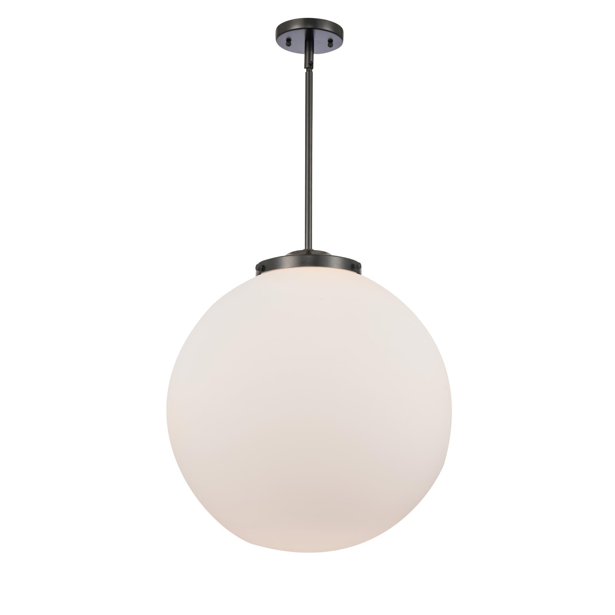 Shown in Matte Black finish and Matte White Cased Beacon glass