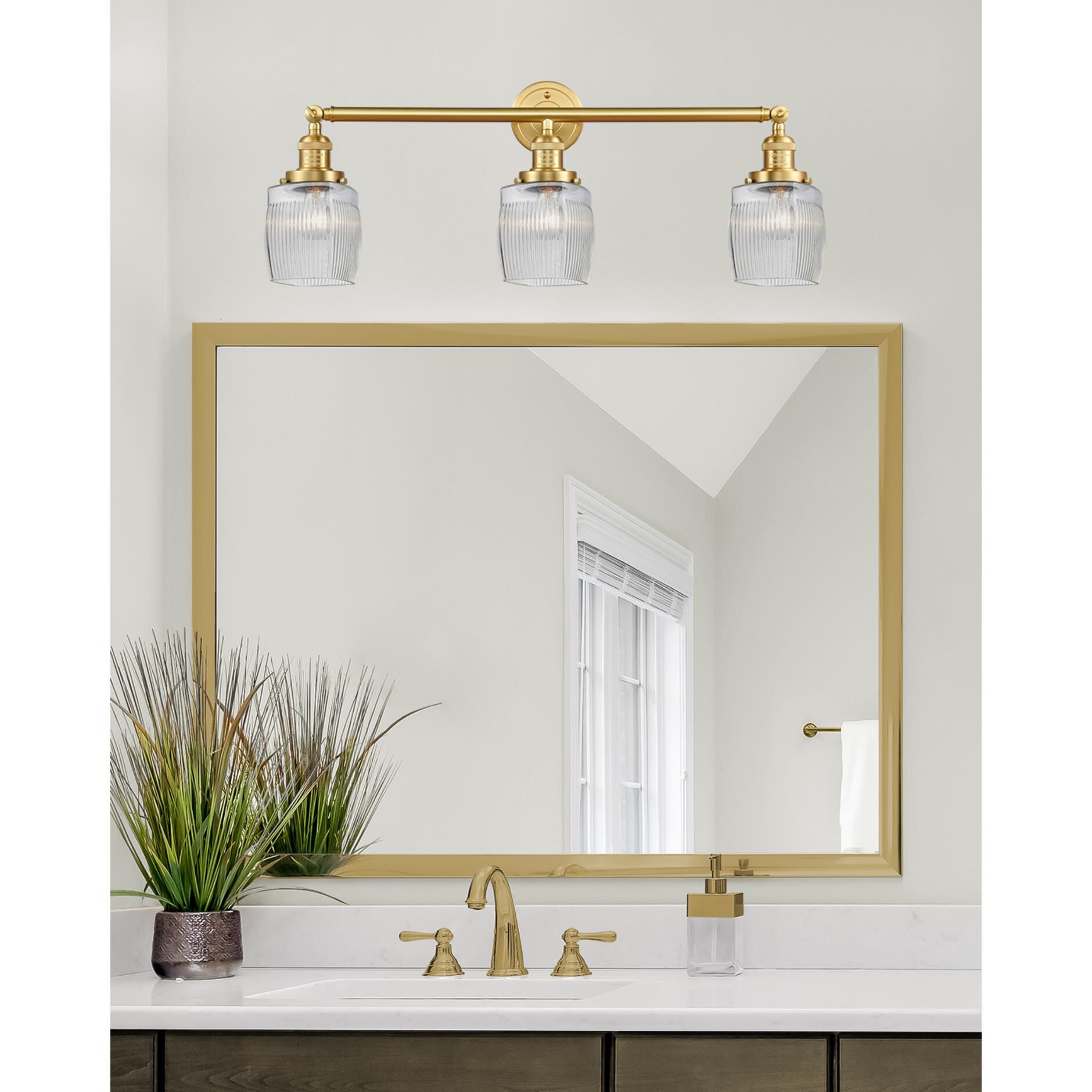 Bruno Marashlian Colton 32 Inch 3 Light Bath Vanity Light by Innovations Lighting