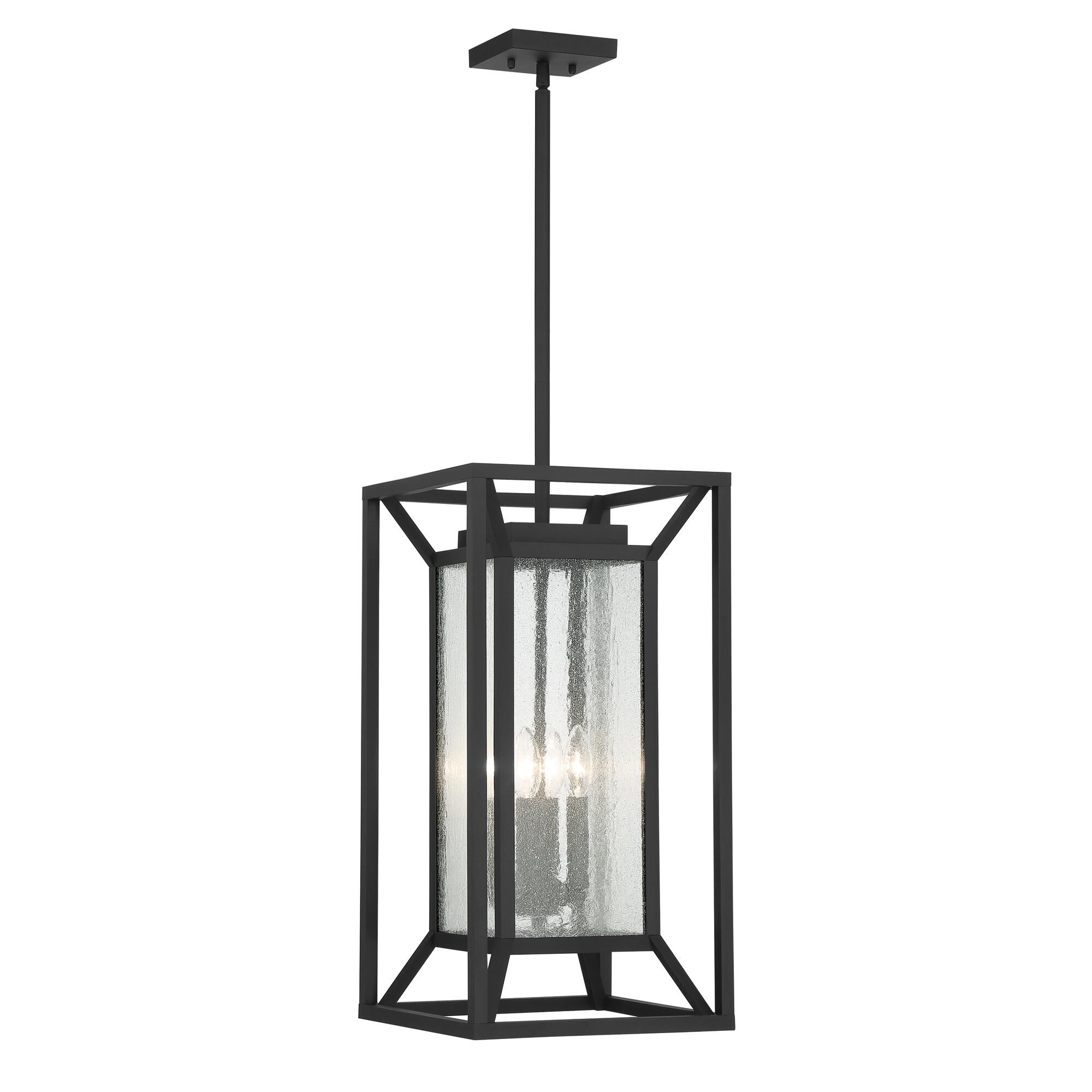 Shown in Sand Coal Finish finish and Clear Seedy glass