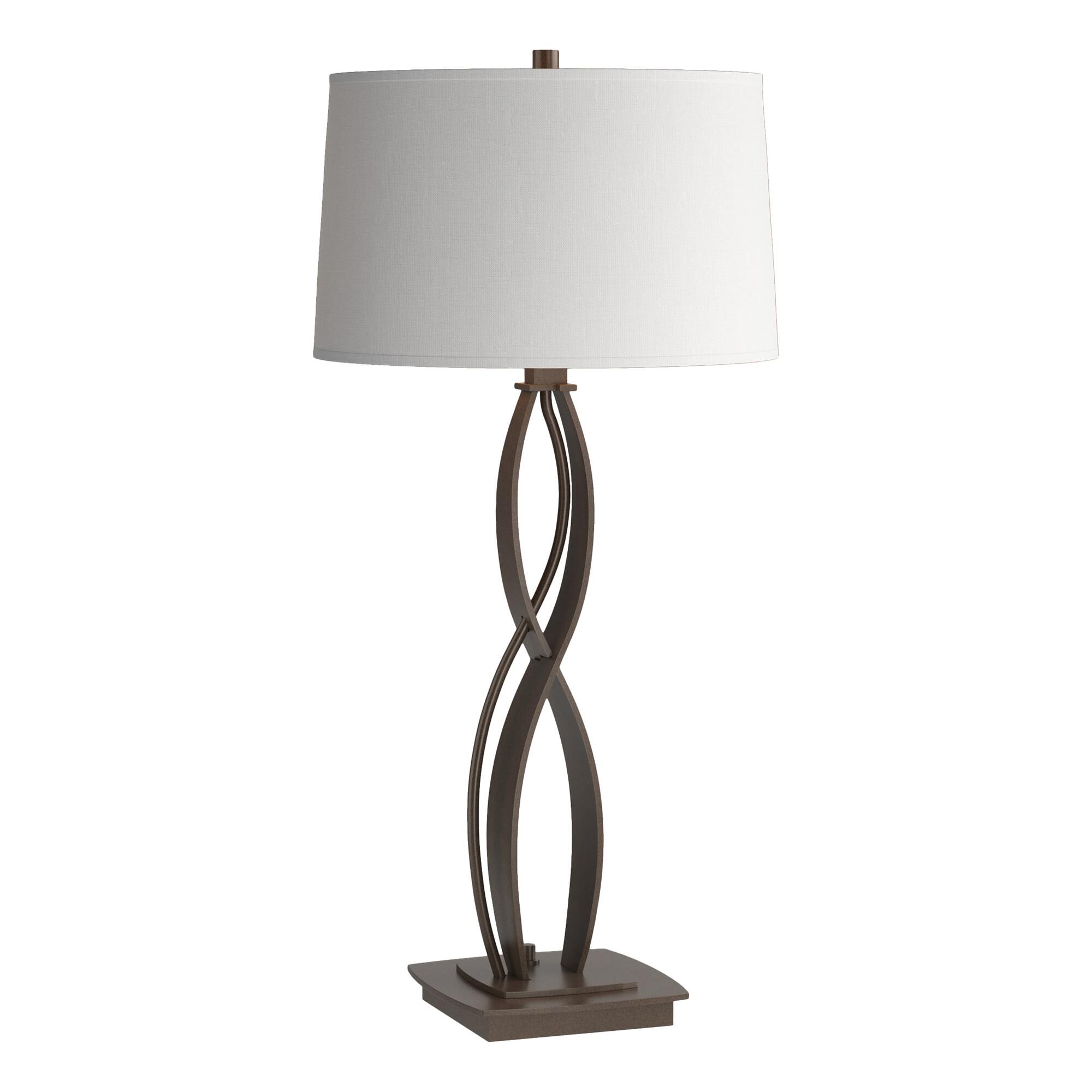 Shown in Bronze finish and Natural Anna shade