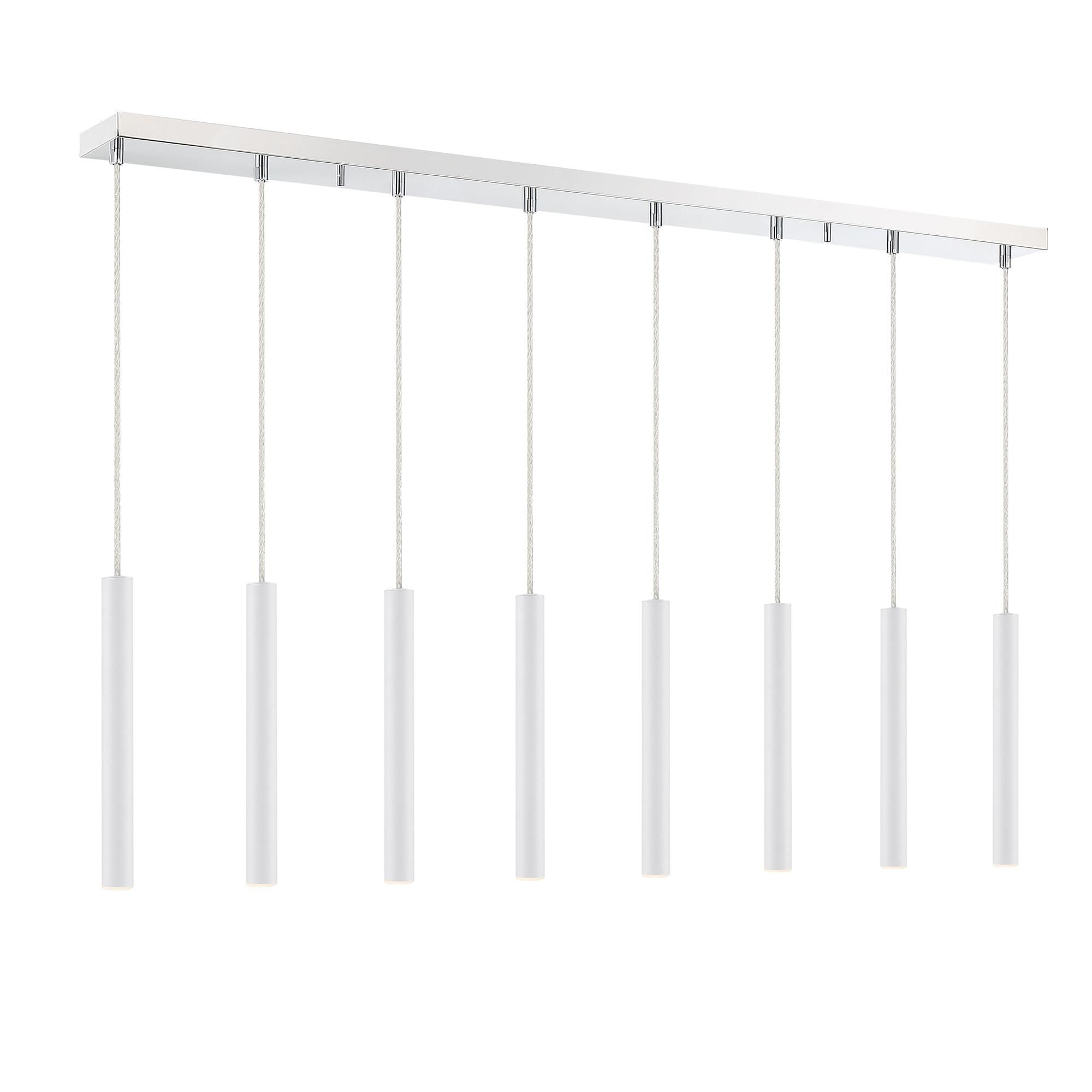 Forest 44 Inch 8 Light LED Linear Suspension Light by Z-Lite